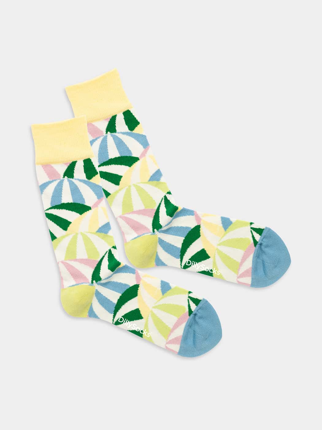 - Socken in Bunt  mit Streifen Motiv/Muster von DillySocks