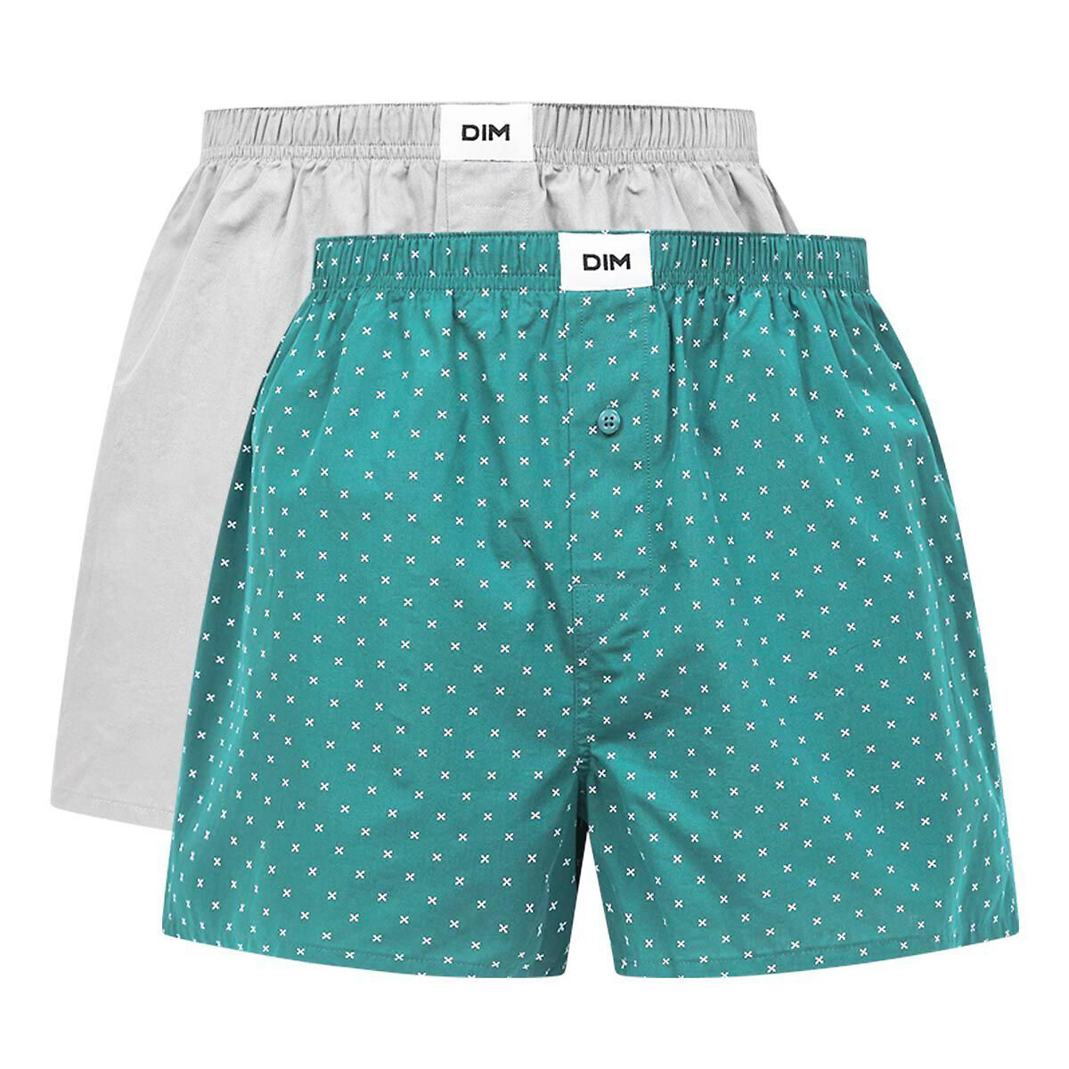 2er-Pack Boxershorts, bedruckt von Dim