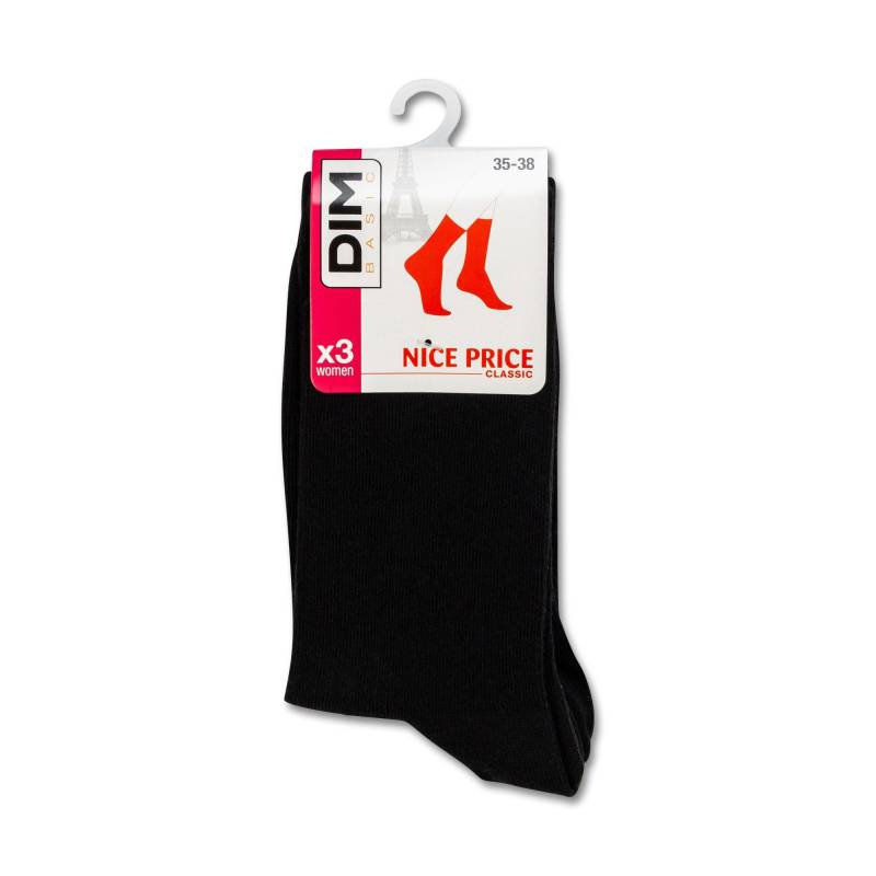 Socken Damen Schwarz 35-38 von DIM