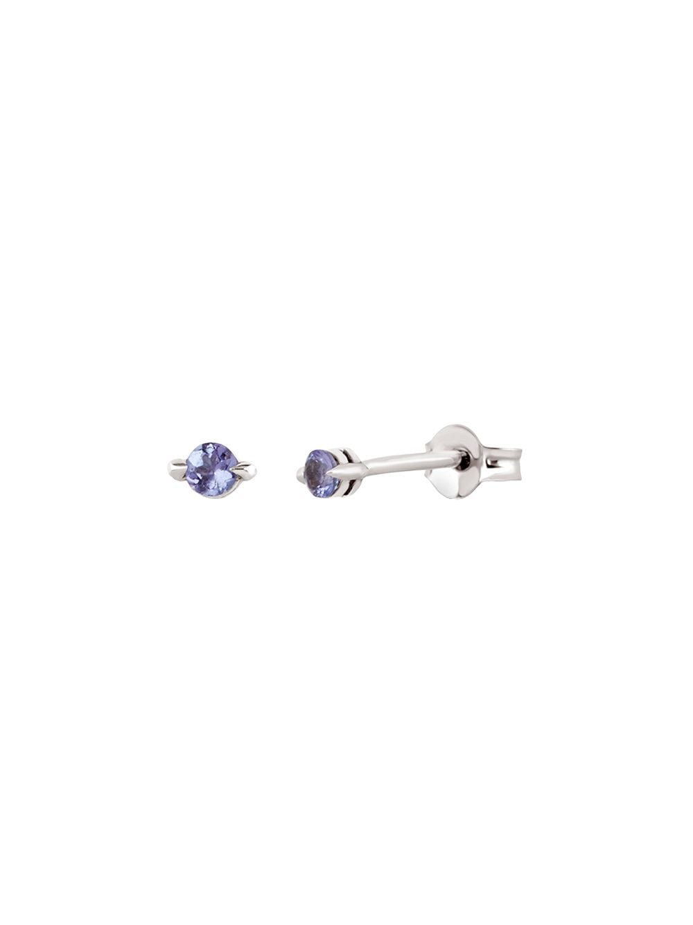 Dinny Hall 14kt white gold tanzanite Shuga stud earrings - Silver von Dinny Hall