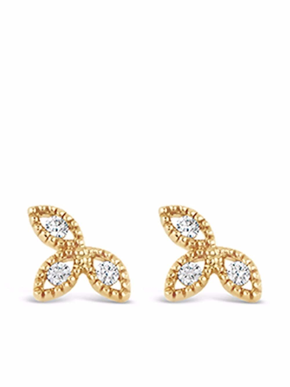 Dinny Hall 14kt yellow gold Jasmine Flower stud earrings von Dinny Hall