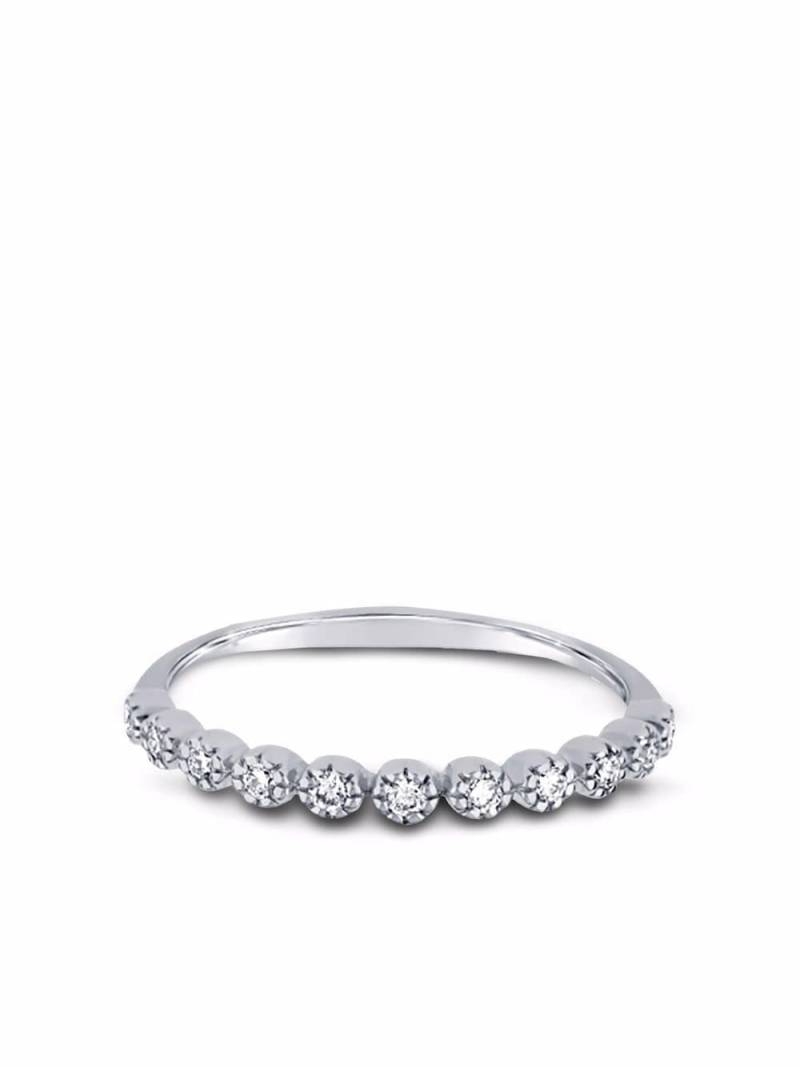 Dinny Hall 14kt white gold Forget Me Not diamond ring - Silver von Dinny Hall