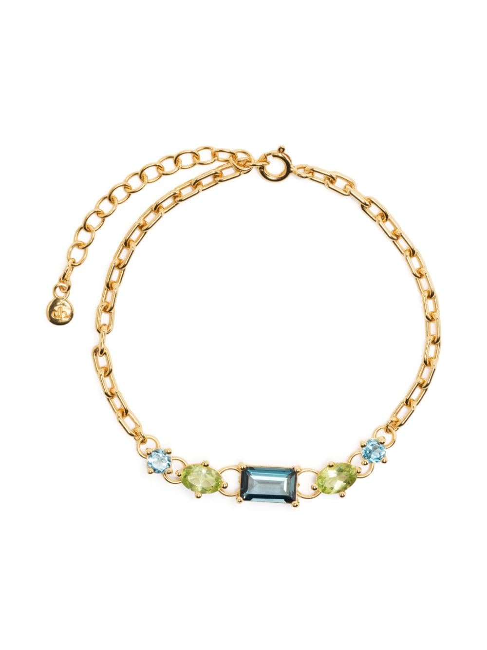 Dinny Hall 22kt gold-vermeil gemset bracelet von Dinny Hall