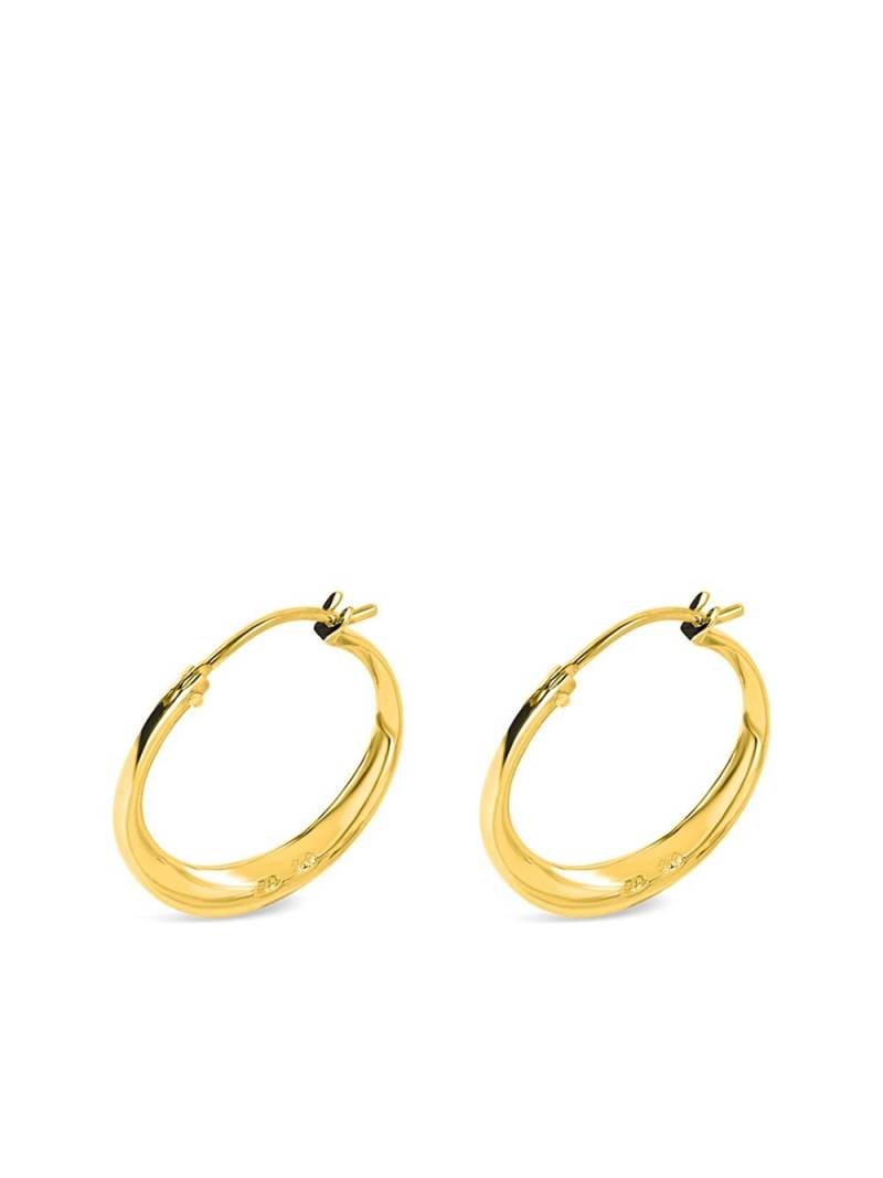 Dinny Hall 22kt yellow gold Signature small hoop earrings von Dinny Hall