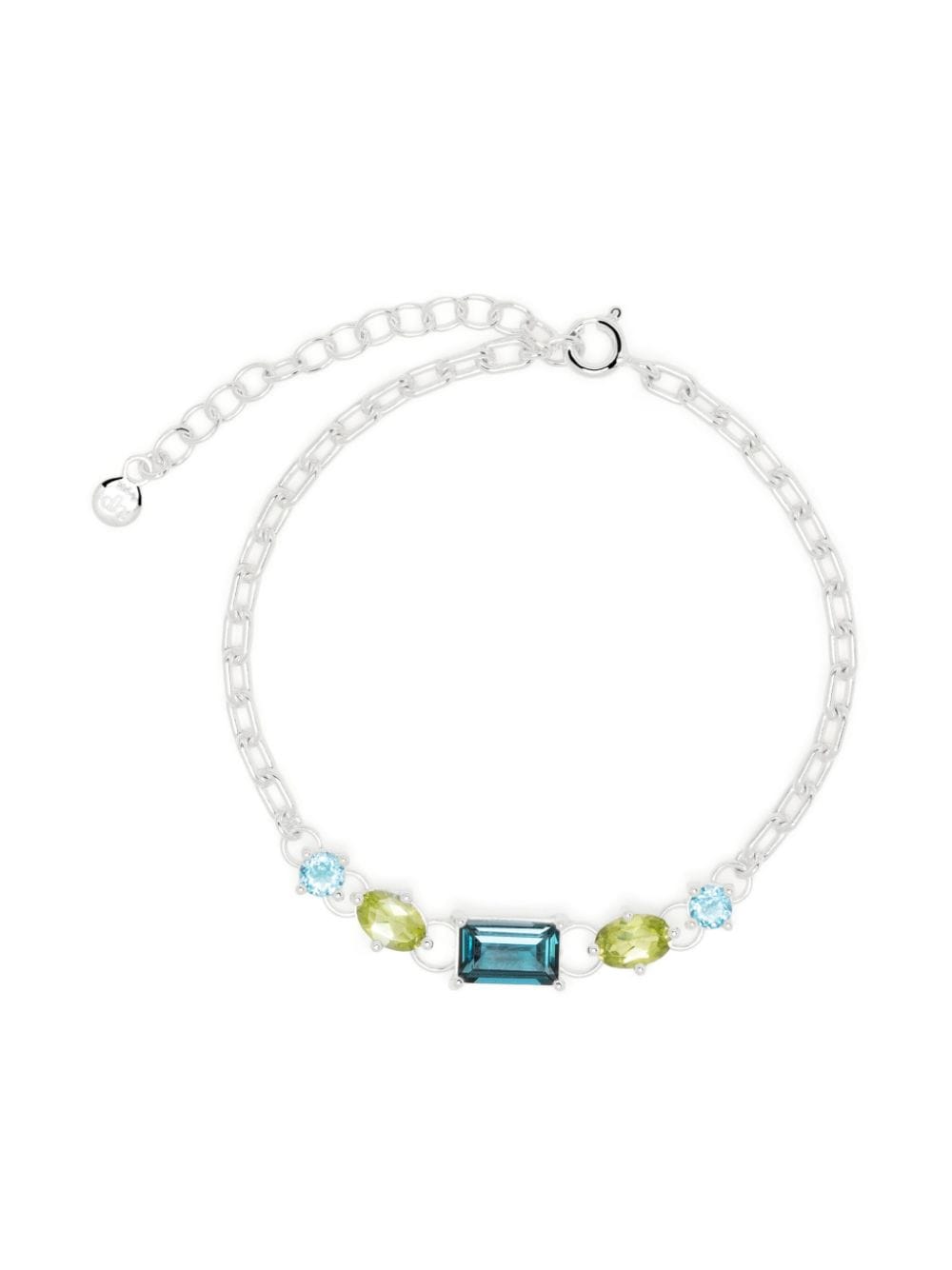 Dinny Hall gemset silver bracelet - Blue von Dinny Hall