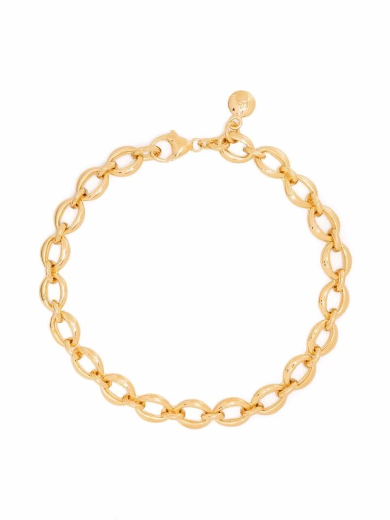 Dinny Hall handmade small heavyweight chain bracelet - Gold von Dinny Hall