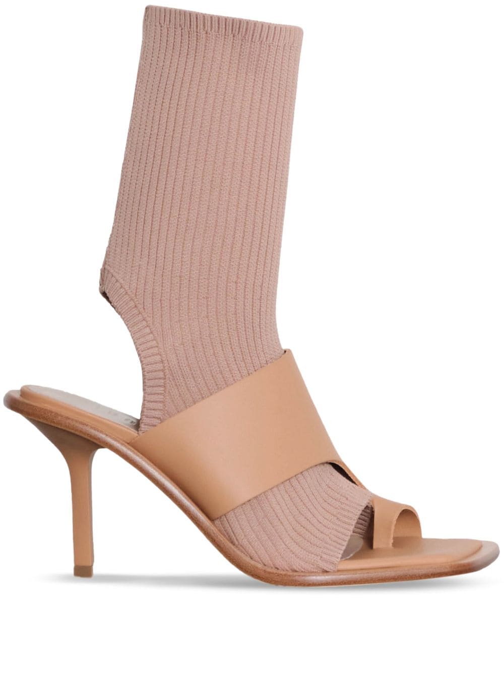 Dion Lee 80mm knit-sock pumps - Neutrals von Dion Lee