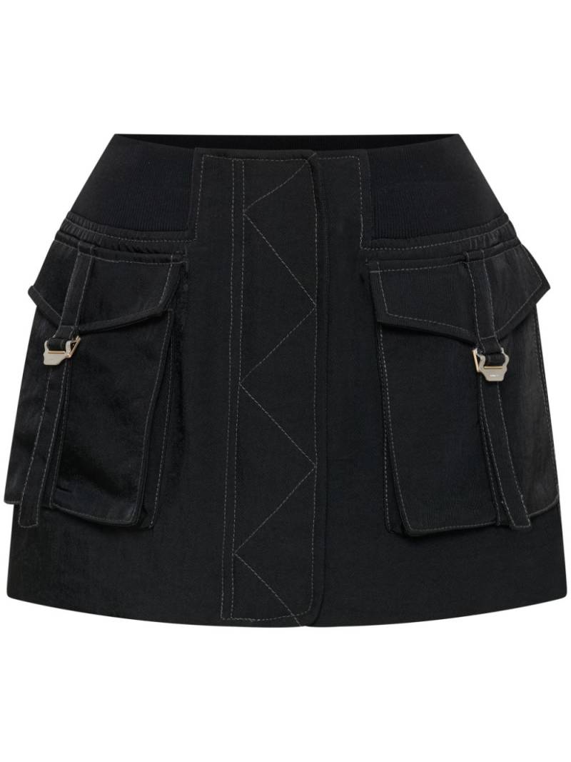 Dion Lee Aviator-pocket miniskirt - Black von Dion Lee