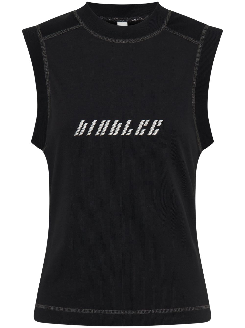 Dion Lee Diamond Glass Muscle tank top - Black von Dion Lee