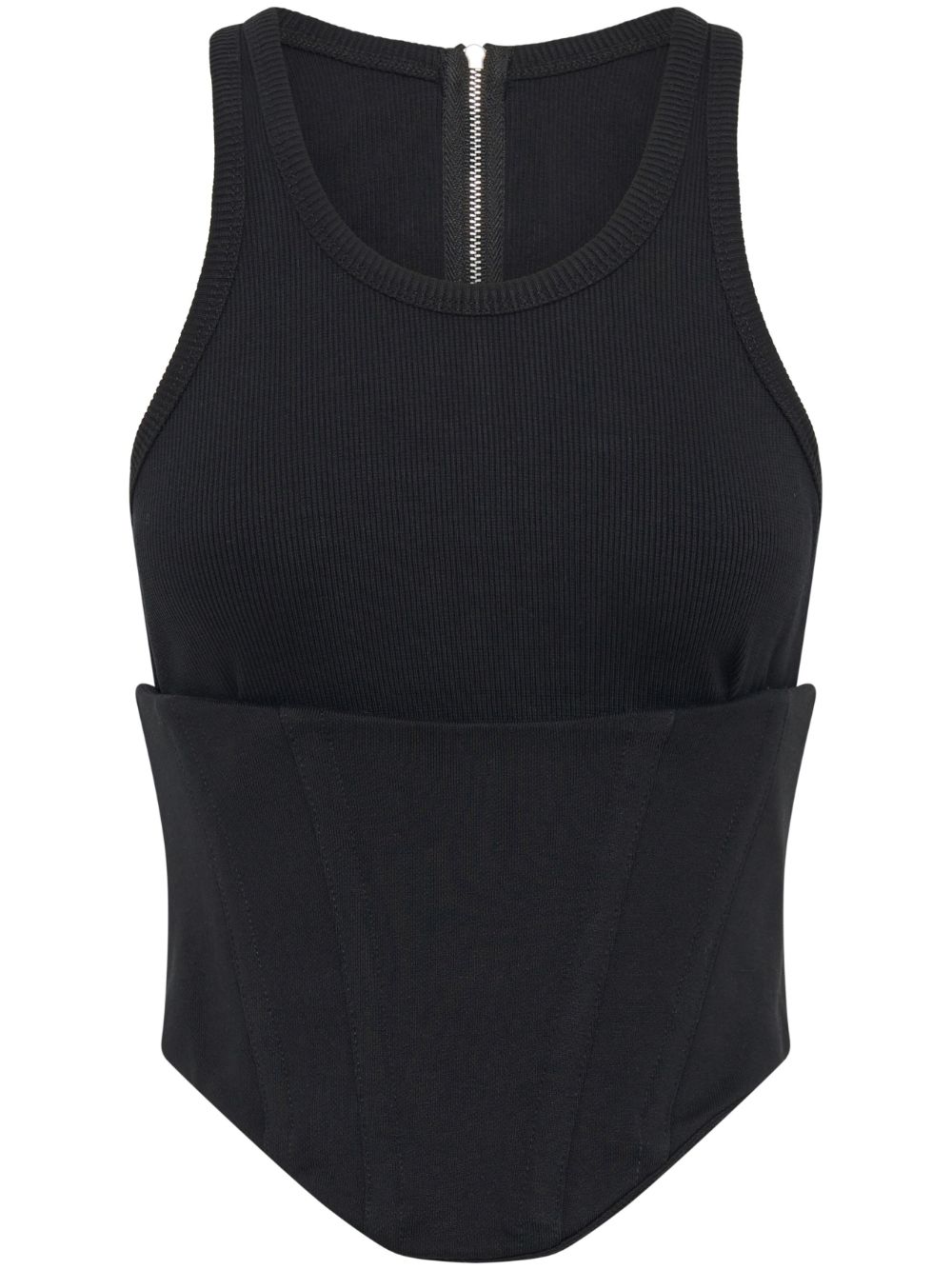 Dion Lee Float corset-style top - Black von Dion Lee