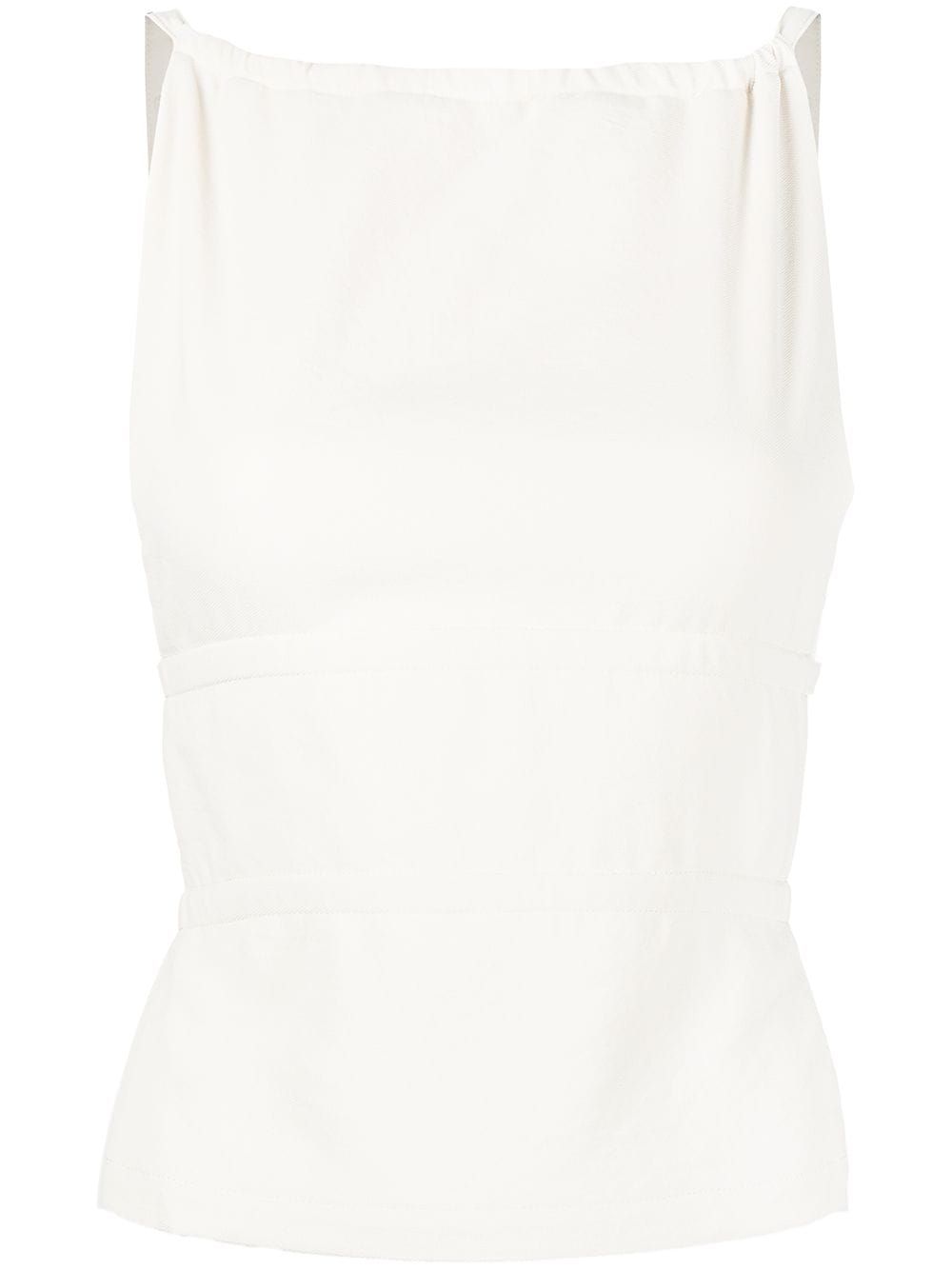Dion Lee Harness cut-out camisole - White von Dion Lee