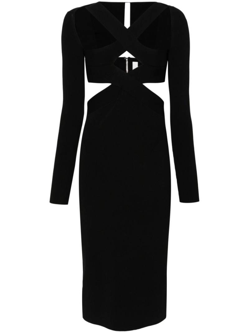 Dion Lee Harness midi dress - Black von Dion Lee