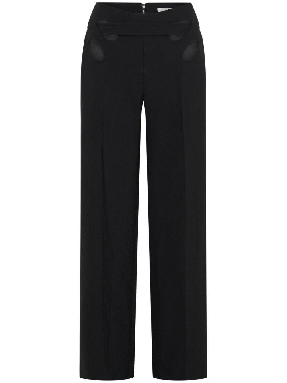 Dion Lee Interloop cut-out tailored trousers - Black von Dion Lee