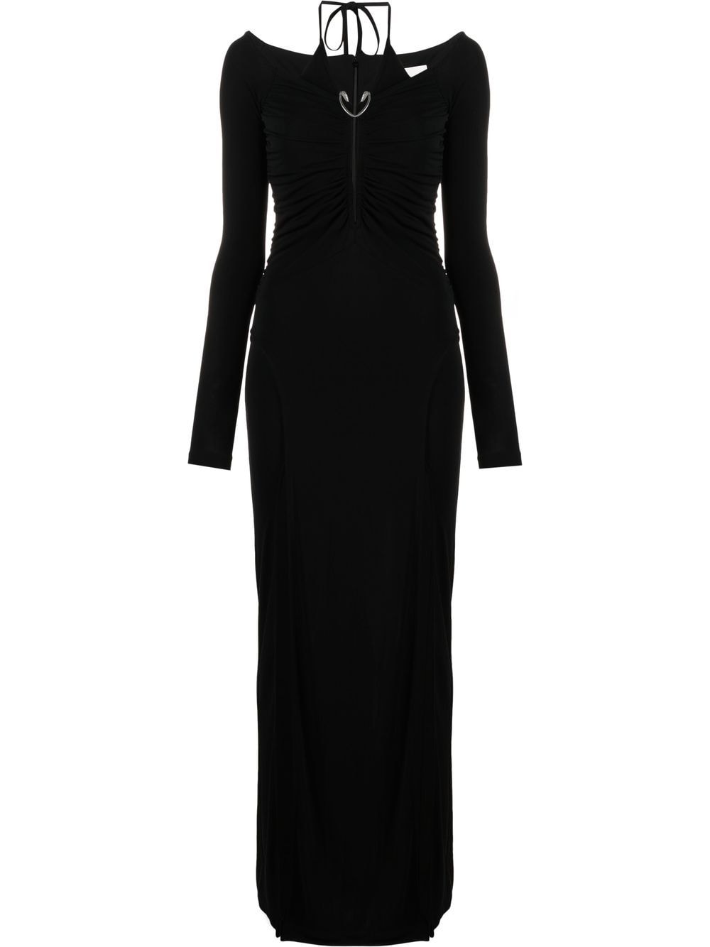 Dion Lee Mobious slit gown - Black von Dion Lee