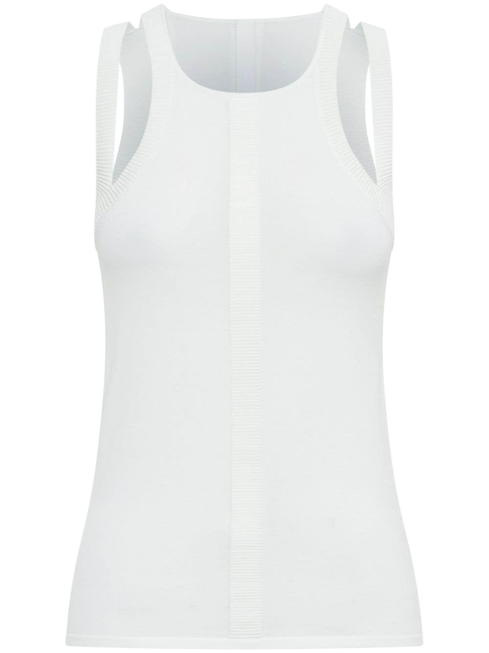 Dion Lee Sculpt Muscle tank top - White von Dion Lee