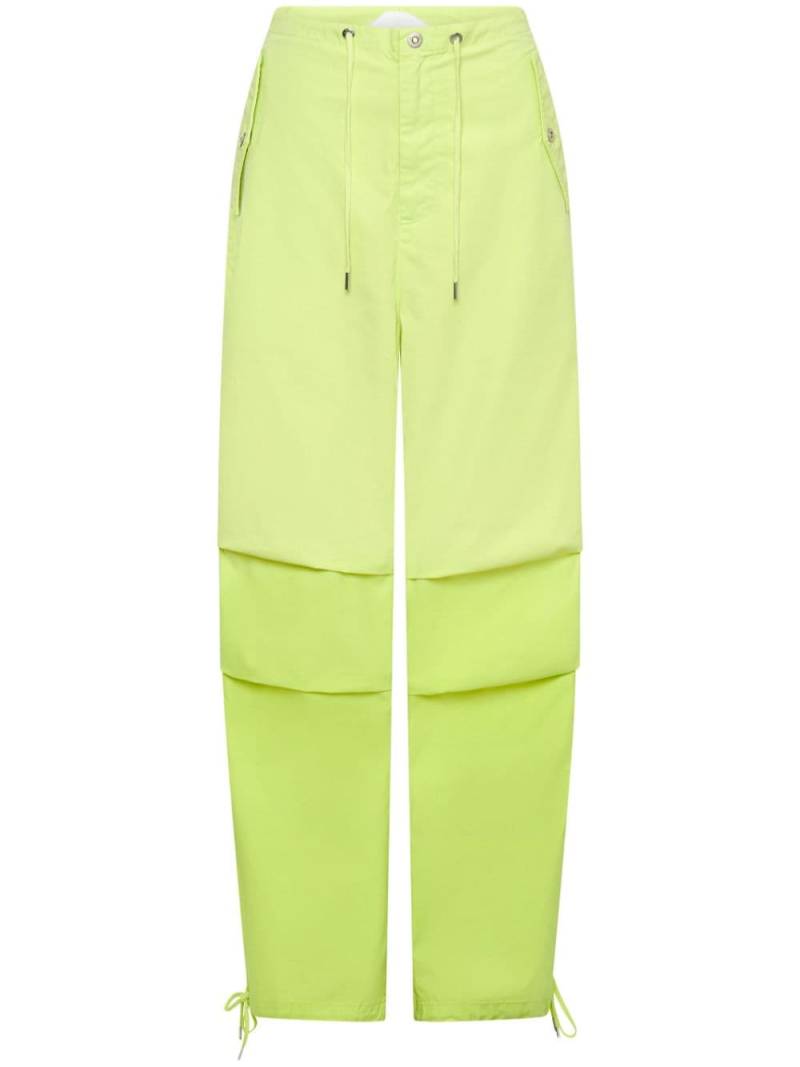 Dion Lee Sunfade cotton parachute pants - Green von Dion Lee