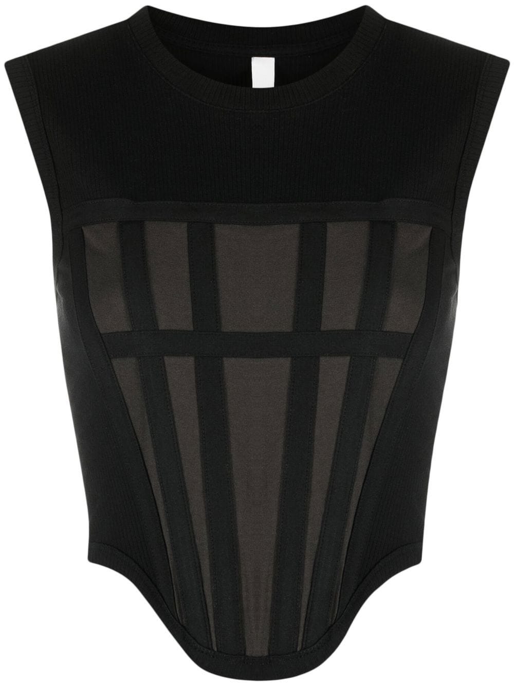 Dion Lee corset-style top - Black von Dion Lee
