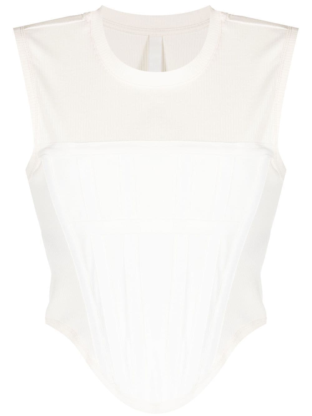 Dion Lee corset tank top - White von Dion Lee