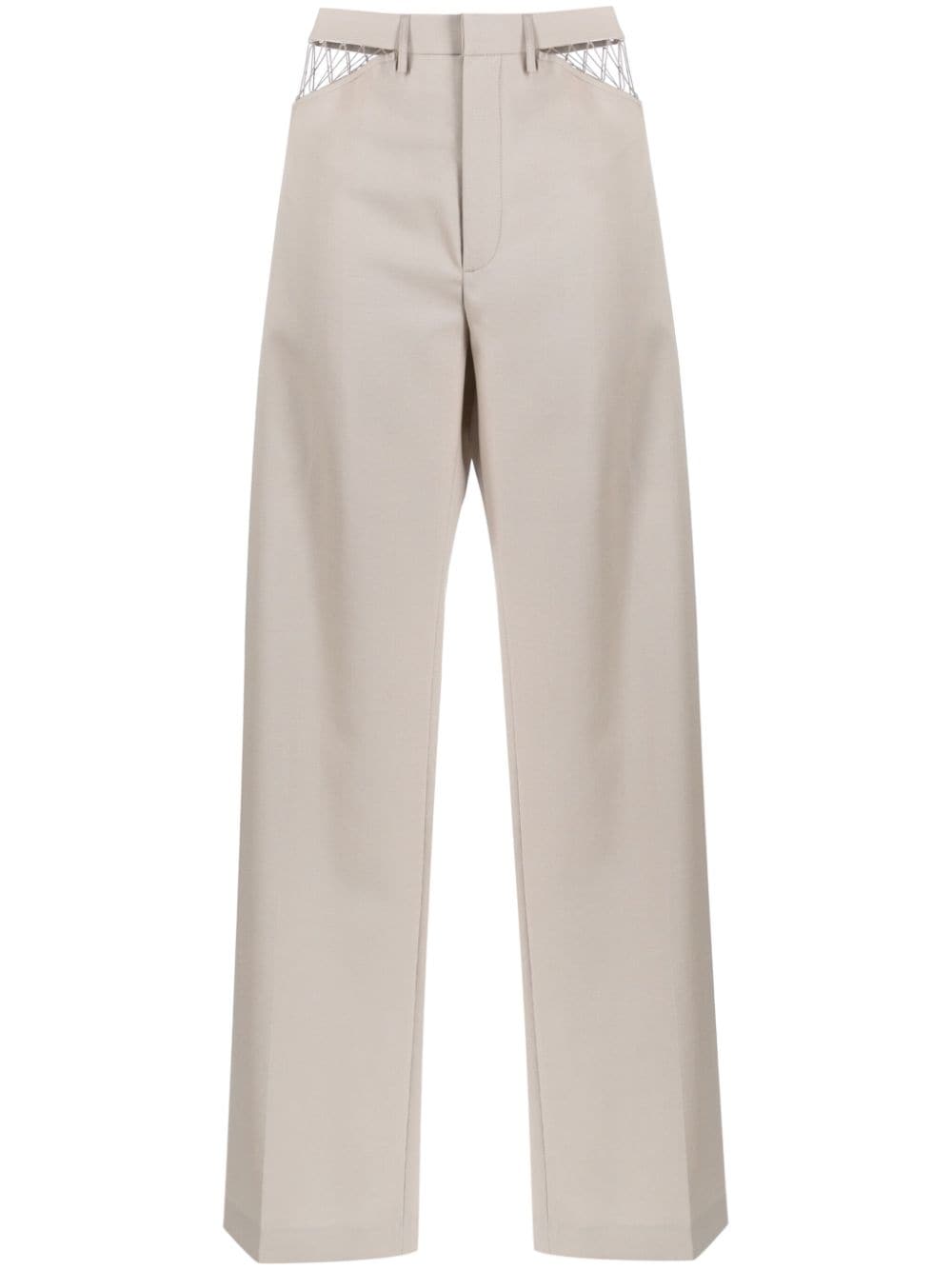 Dion Lee cut-out wool trousers - Neutrals von Dion Lee