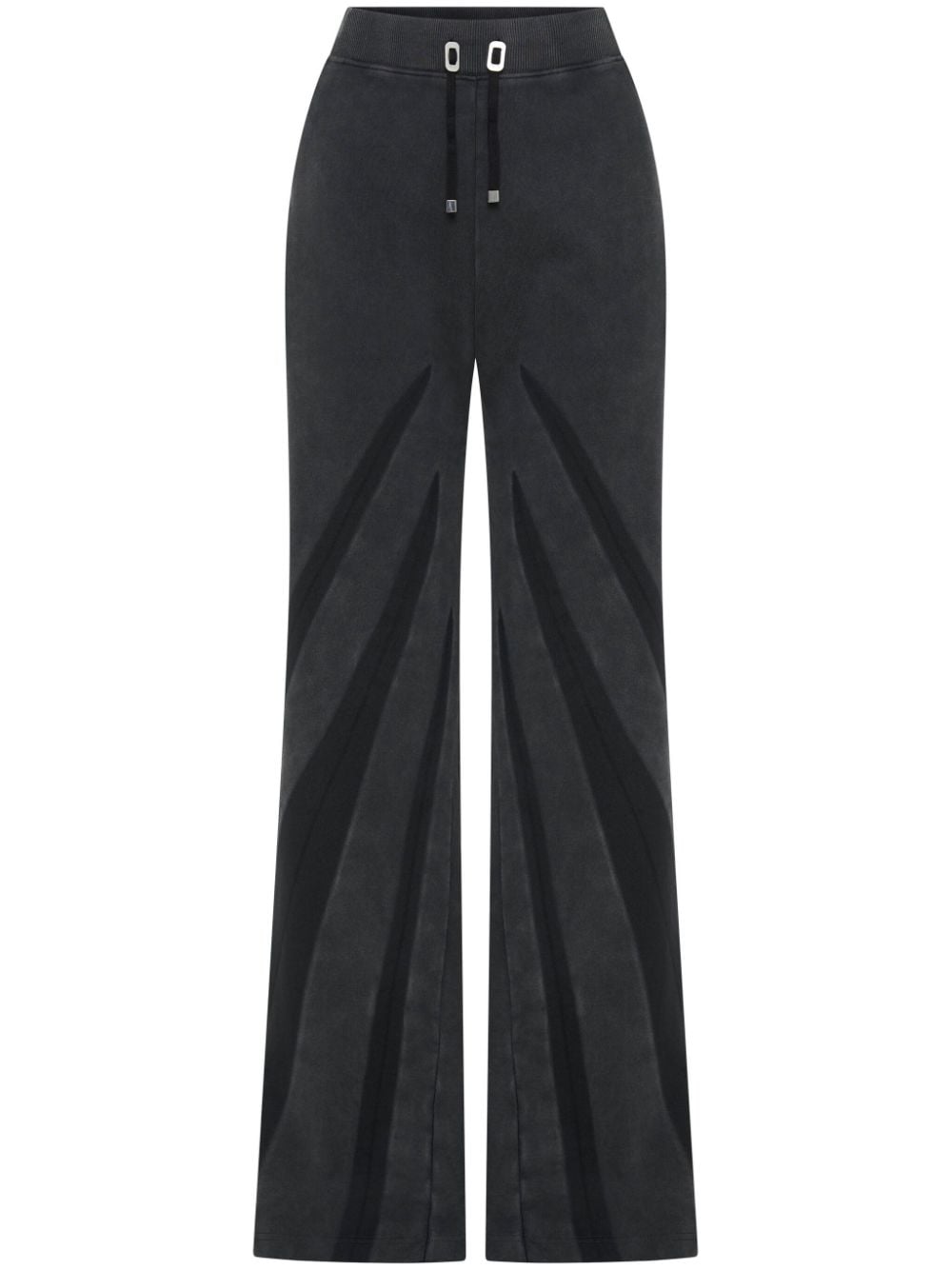 Dion Lee darted cotton track pants - Grey von Dion Lee