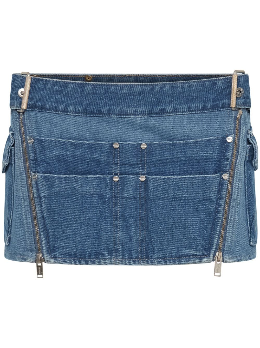 Dion Lee denim toolbelt skirt - Blue von Dion Lee