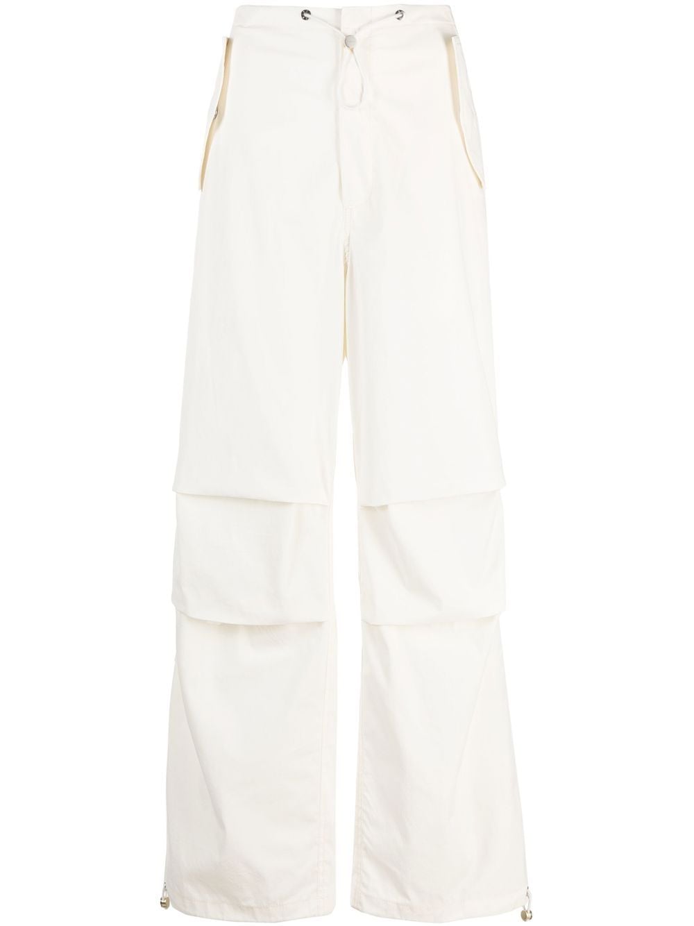 Dion Lee drawstring parachute trousers - White von Dion Lee