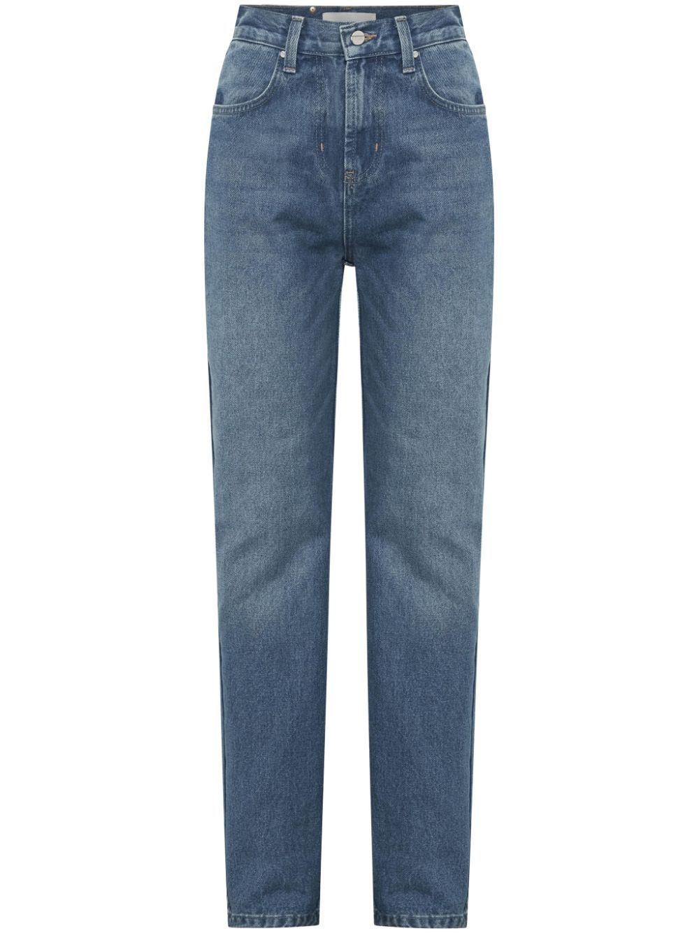 Dion Lee high-rise straight-leg jeans - Blue von Dion Lee