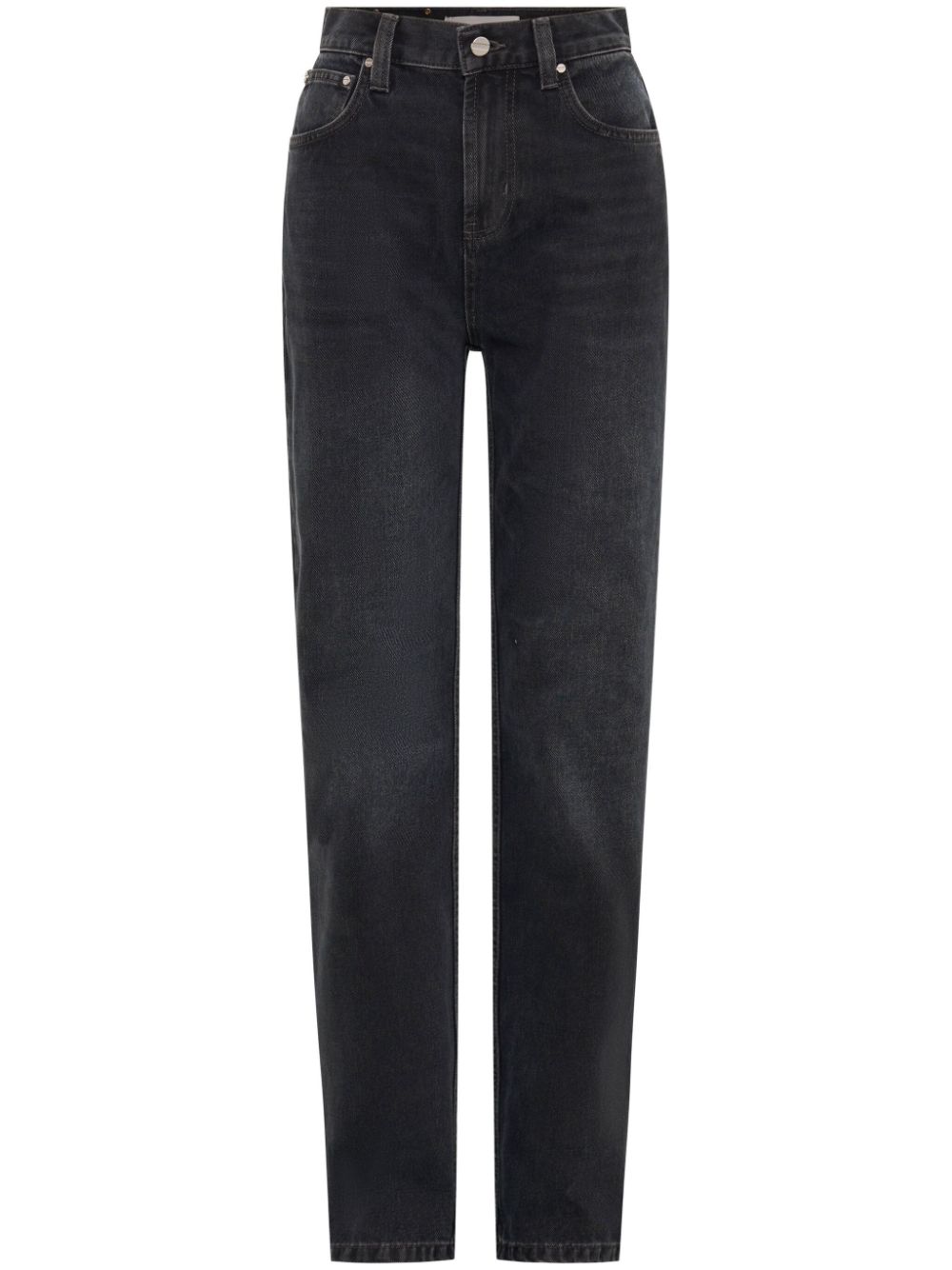 Dion Lee high-waisted straight-leg jeans - Black von Dion Lee