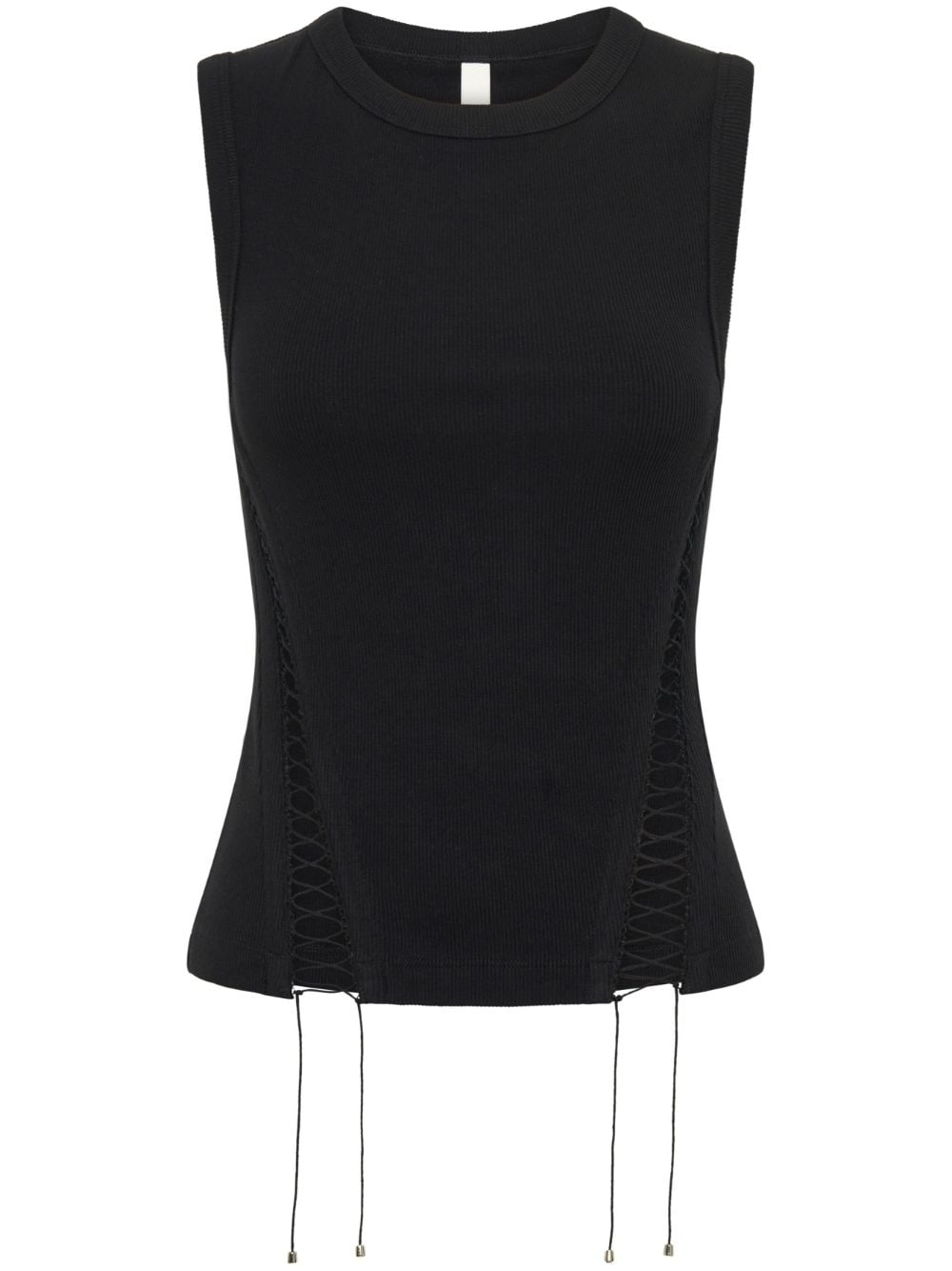 Dion Lee lace-up tank top - Black von Dion Lee