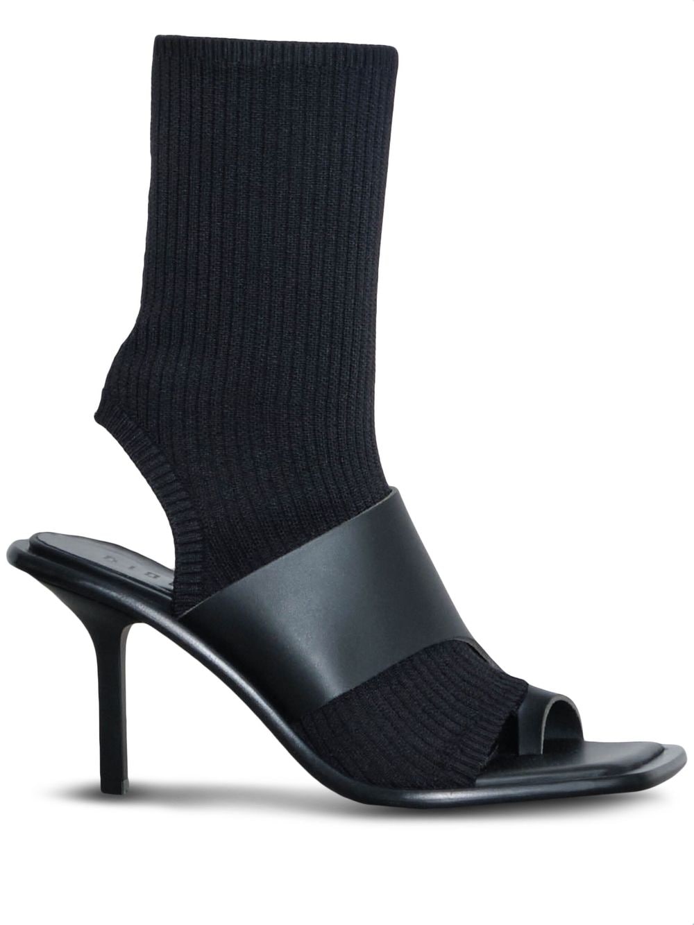 Dion Lee open-toe sock boots - Black von Dion Lee