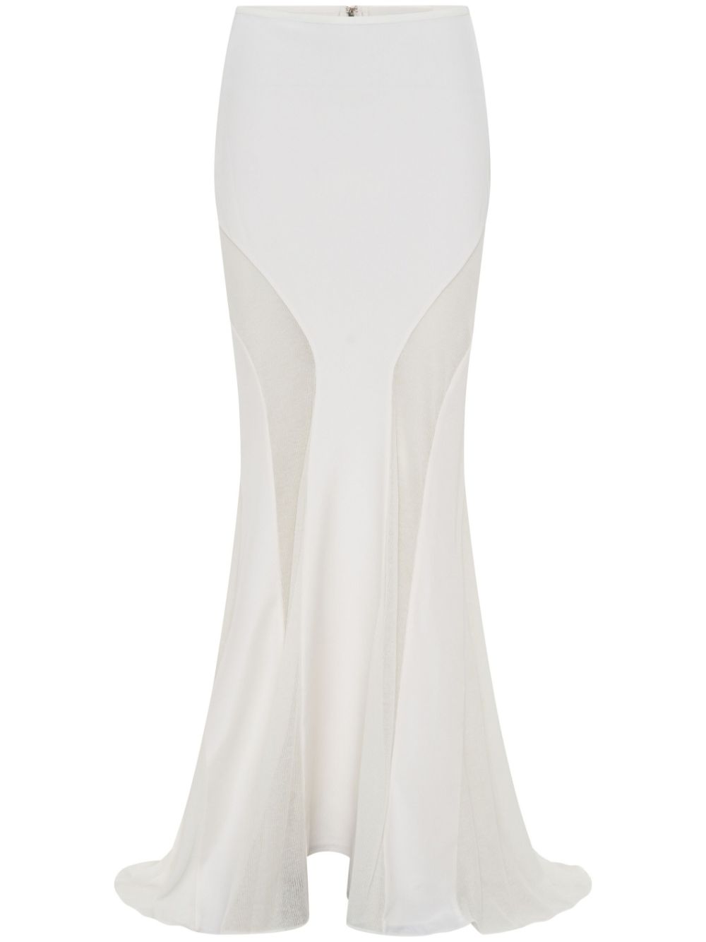 Dion Lee panelled crepe maxi skirt - White von Dion Lee