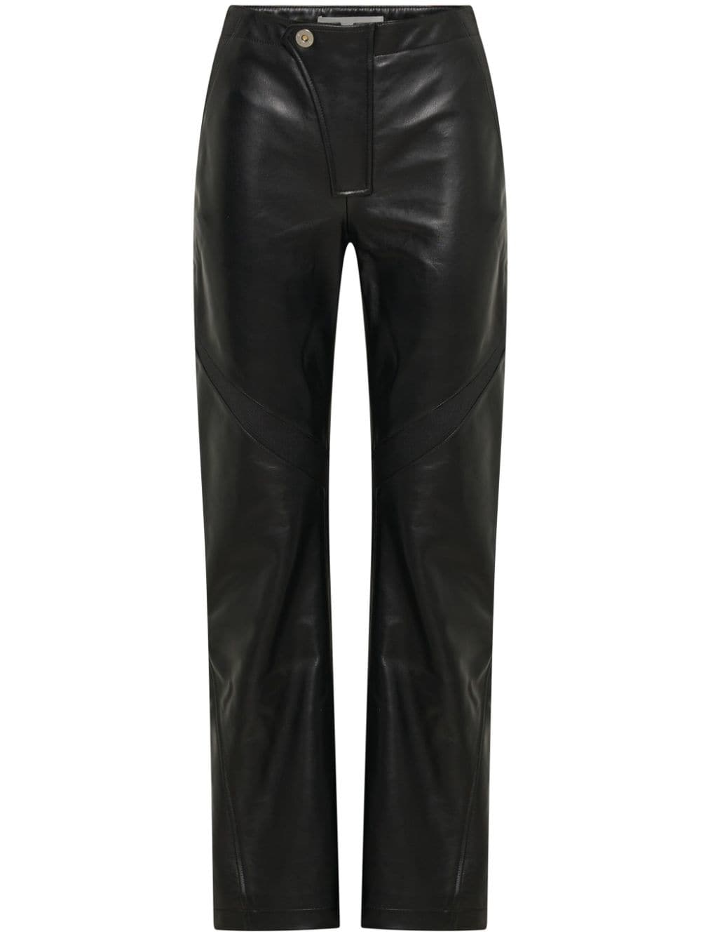 Dion Lee panelled leather trousers - Black von Dion Lee