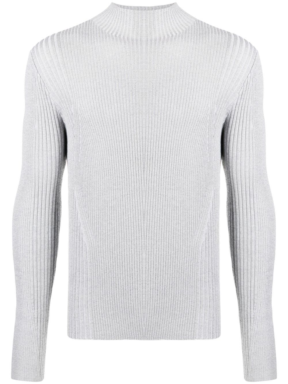 Dion Lee reflective ribbed-knit jumper - Grey von Dion Lee