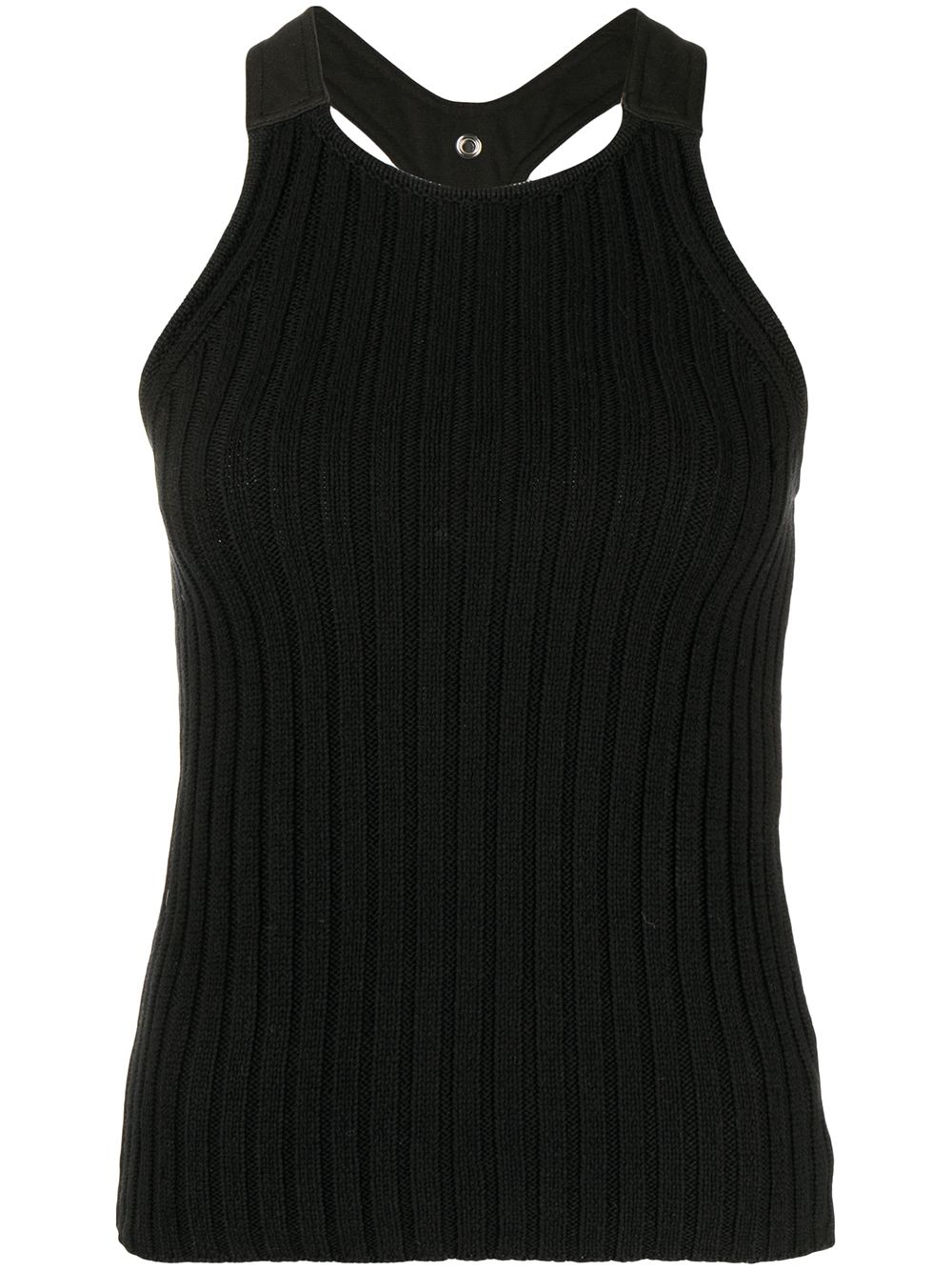 Dion Lee ribbed-knit sleeveless top - Black von Dion Lee