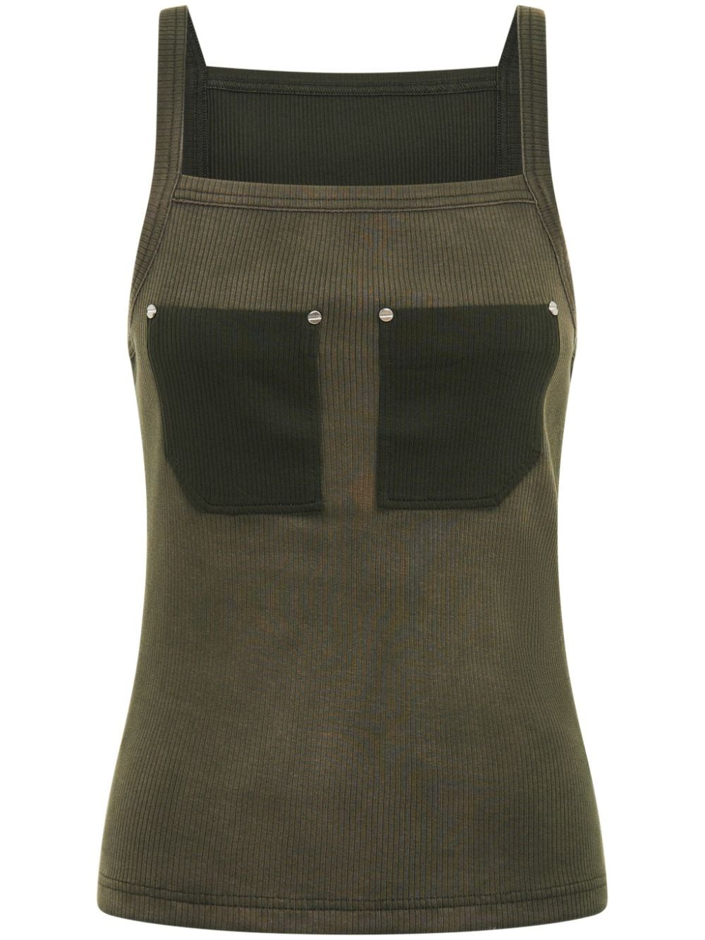 Dion Lee rivet-pocket tank top - Green von Dion Lee