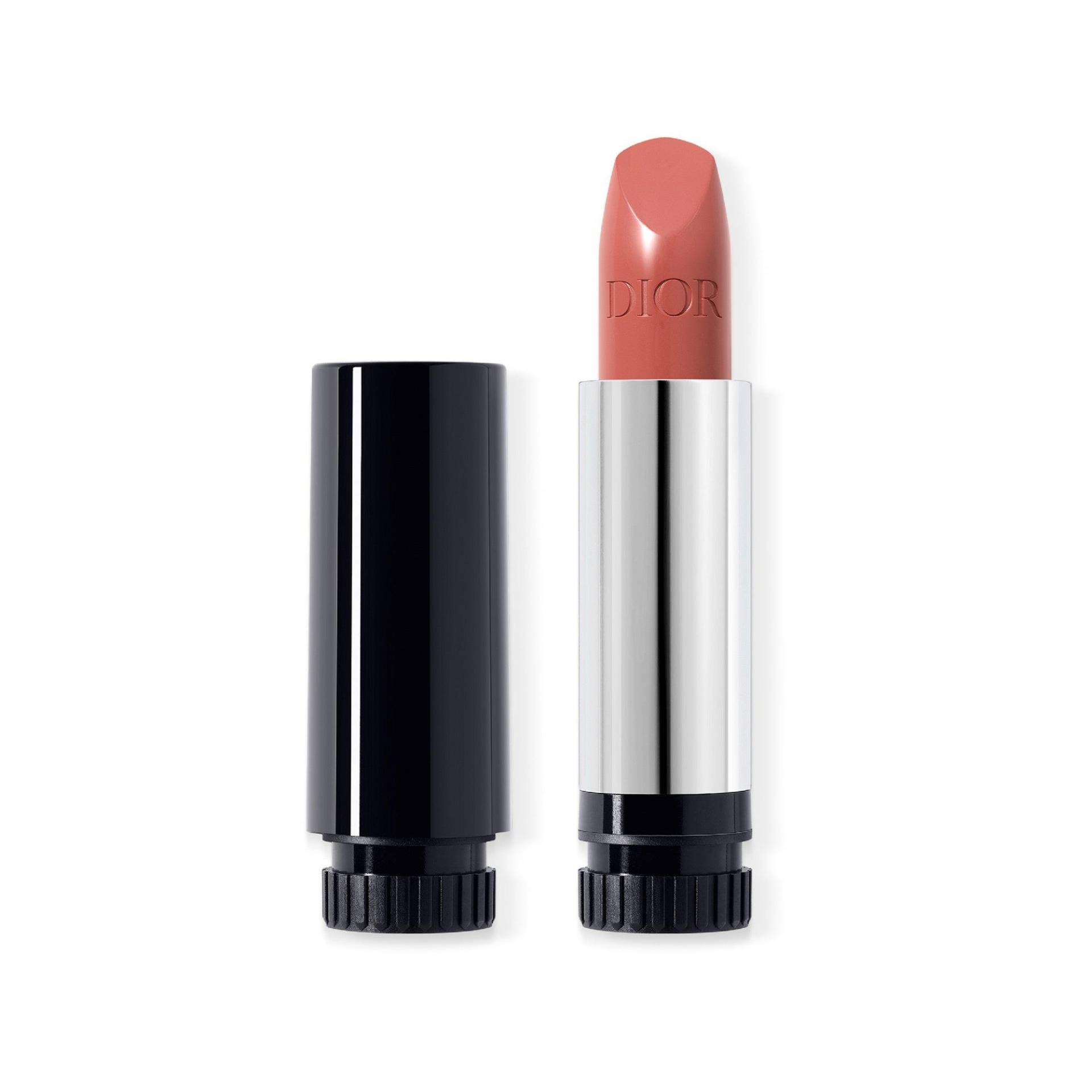 Lippenstift Refill - 2 Finishes: Samt Und Satin Damen 100 Nude Look Satin 3.5 g von Dior