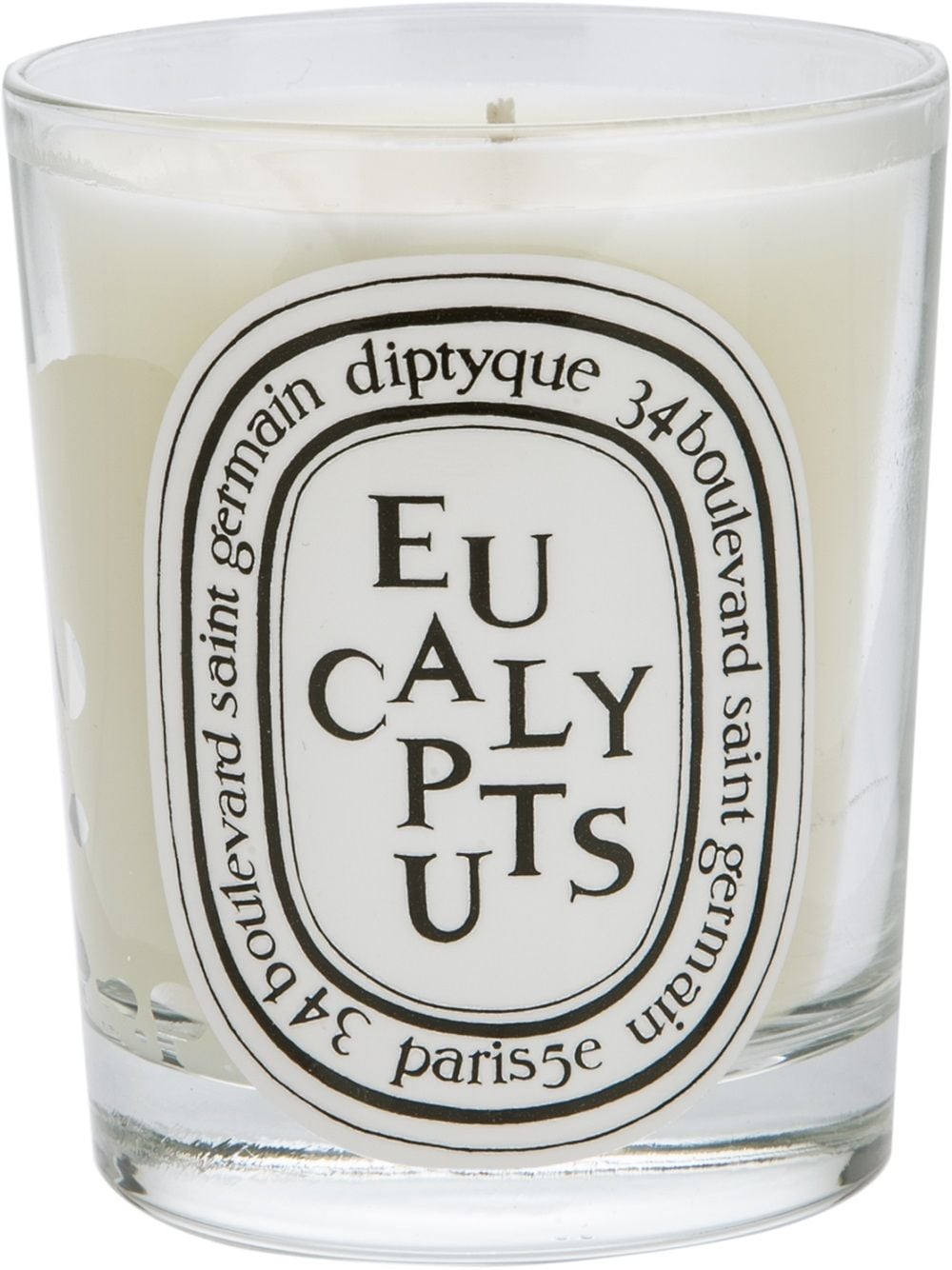 Diptyque eucalyptus scented candle - White von Diptyque