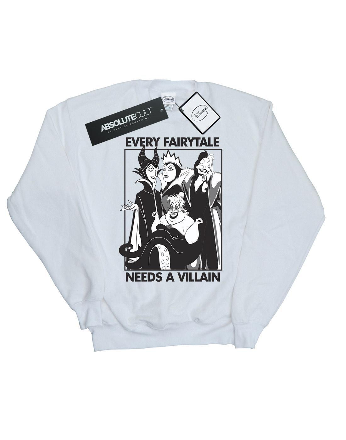 Every Fairy Tale Needs A Villain Sweatshirt Damen Weiss S von Disney PRINCESS