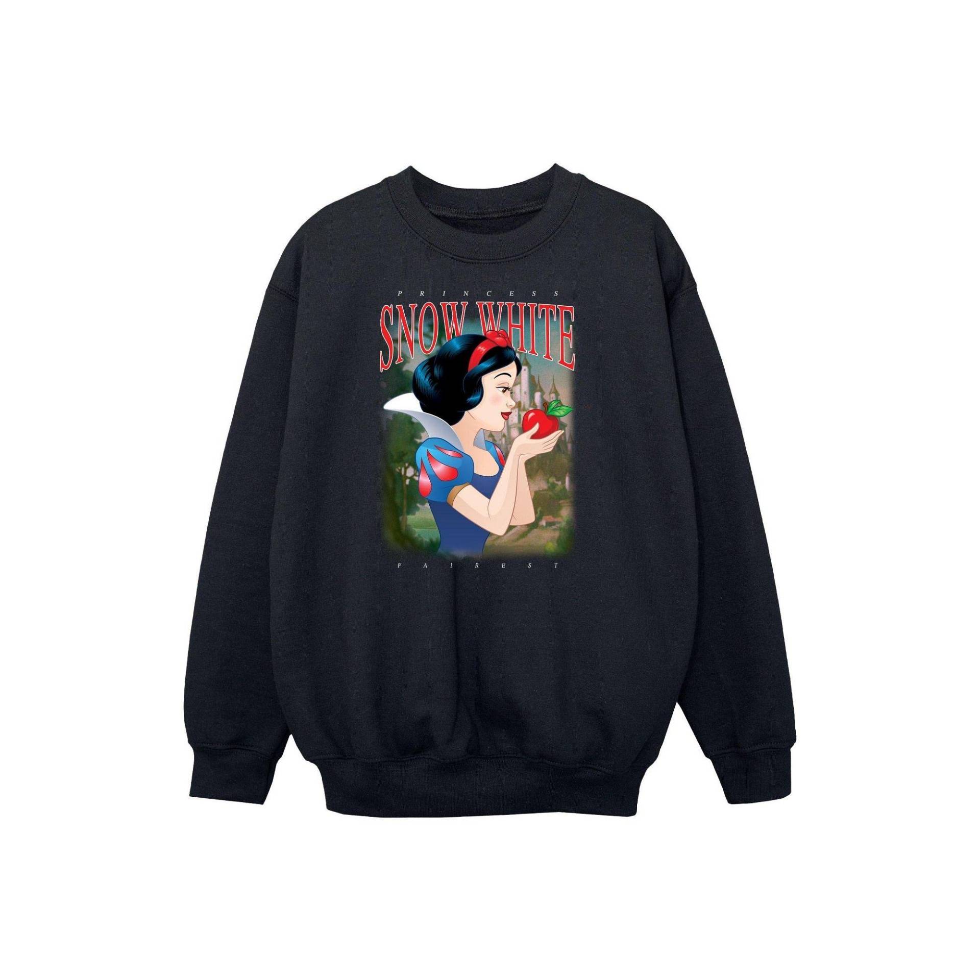 Sweatshirt Mädchen Schwarz 128 von Disney PRINCESS