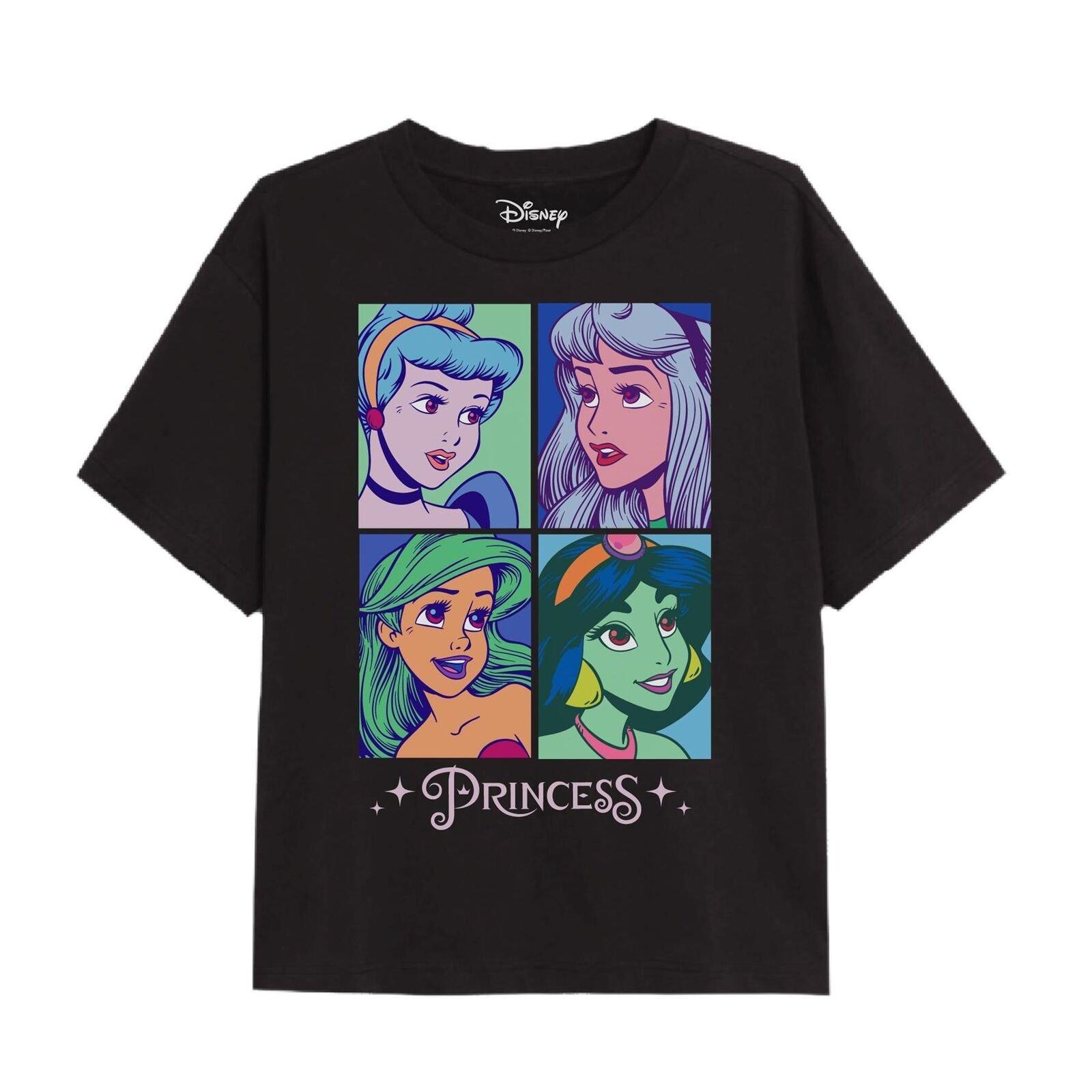 Tshirt Mädchen Schwarz 152-158 von Disney PRINCESS