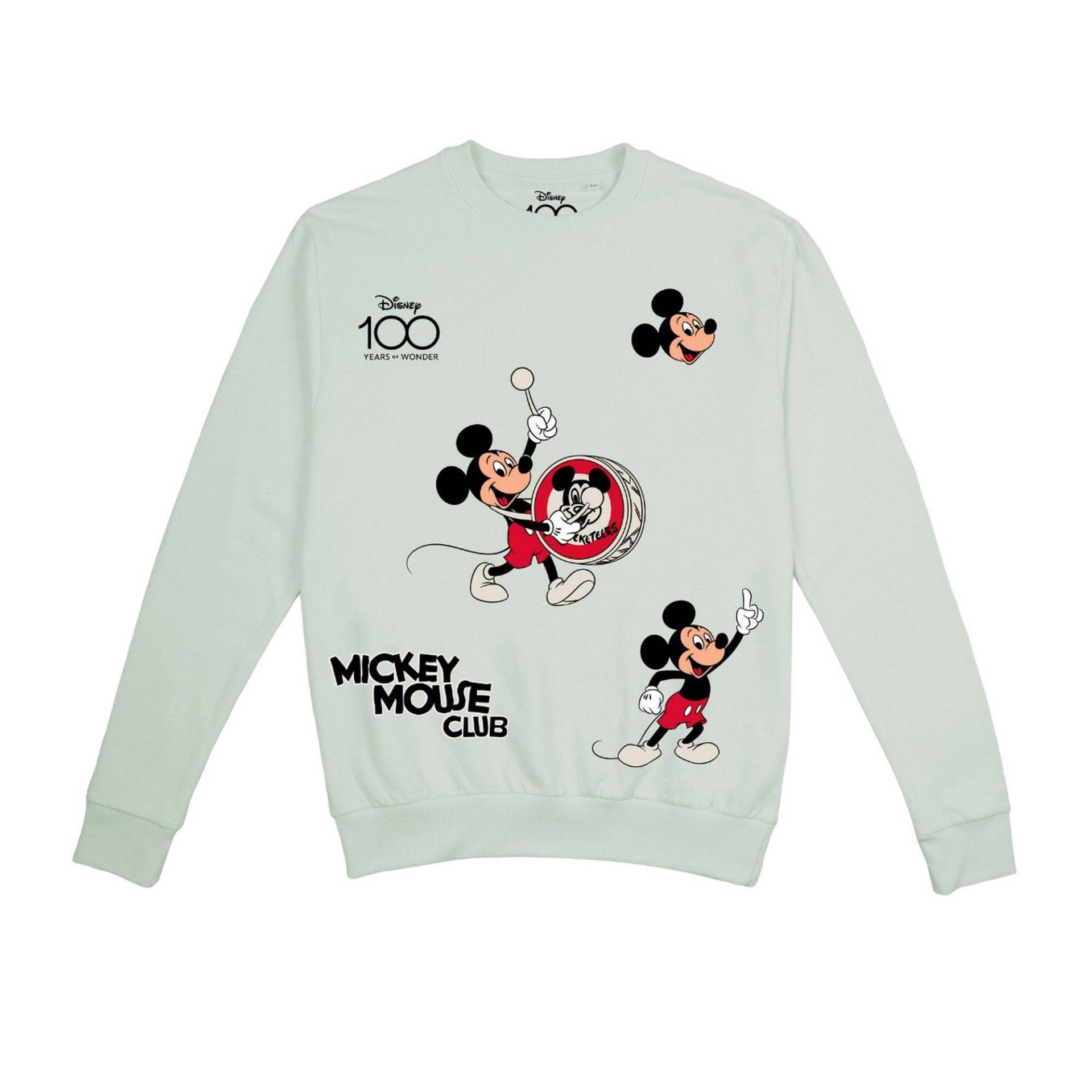 100 Years Sweatshirt Rundhalsausschnitt Damen Grau S von Disney