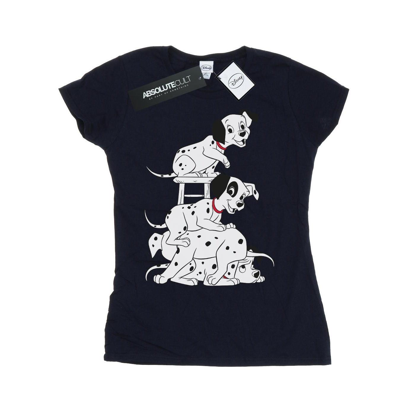 101 Dalmatians Chair Tshirt Damen Marine S von Disney
