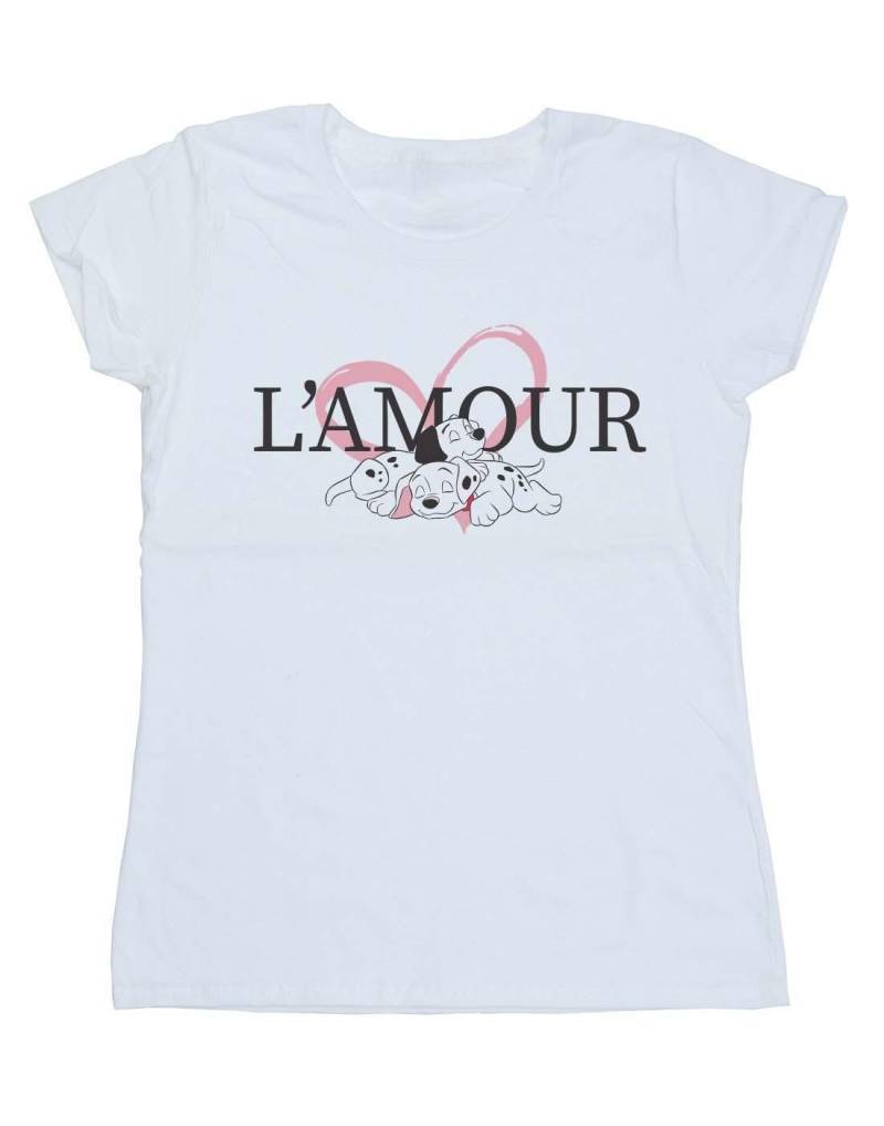 101 Dalmatians L'amour Tshirt Damen Weiss S von Disney