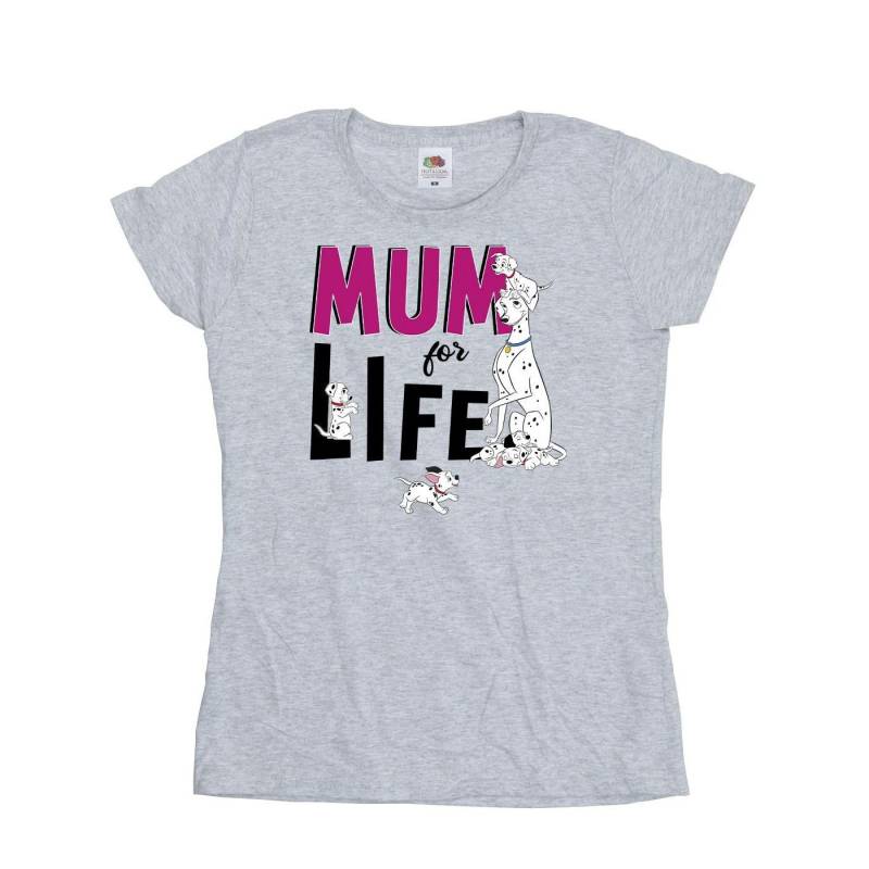 101 Dalmatians Mum For Life Tshirt Damen Grau XXL von Disney