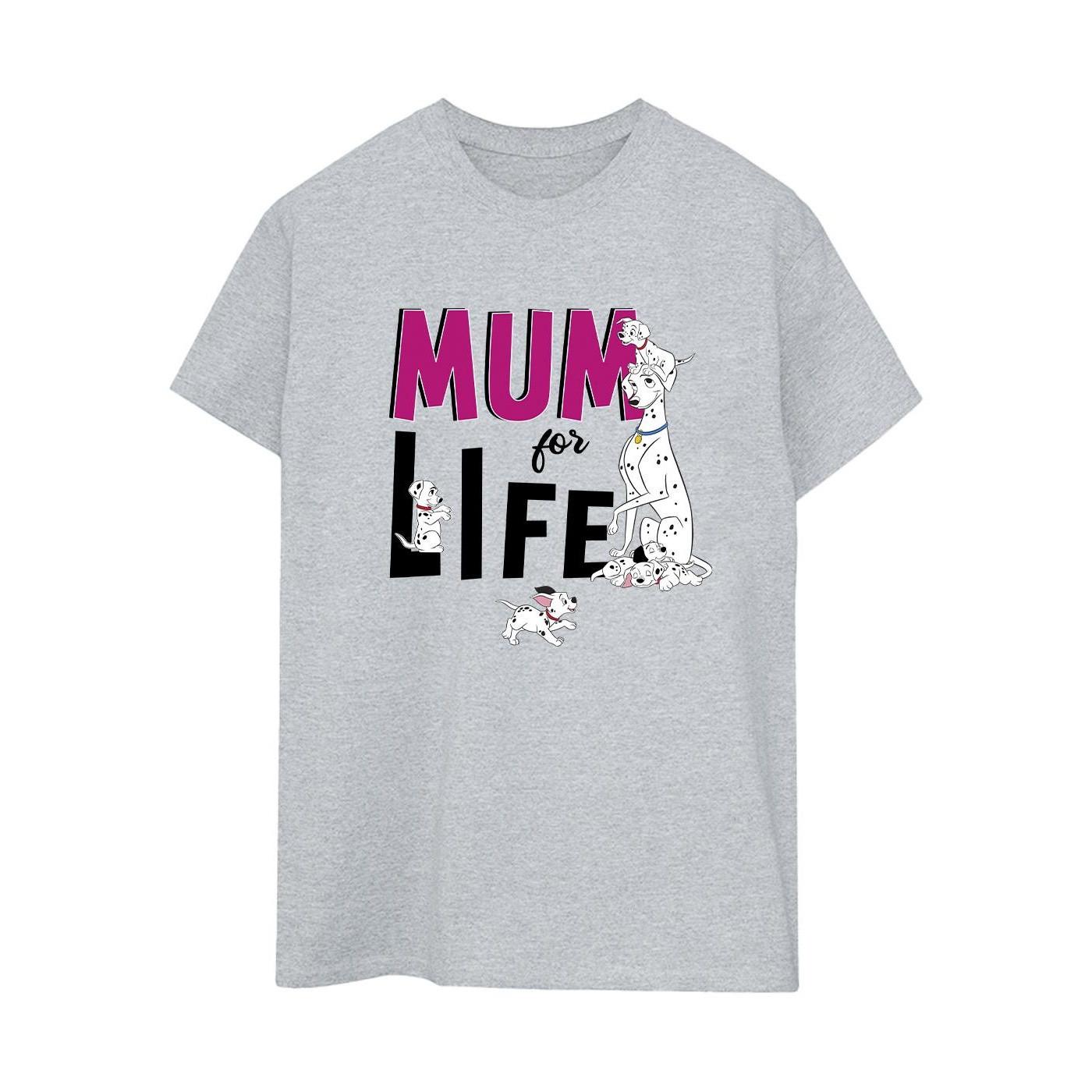 101 Dalmatians Mum For Life Tshirt Damen Grau XXL von Disney