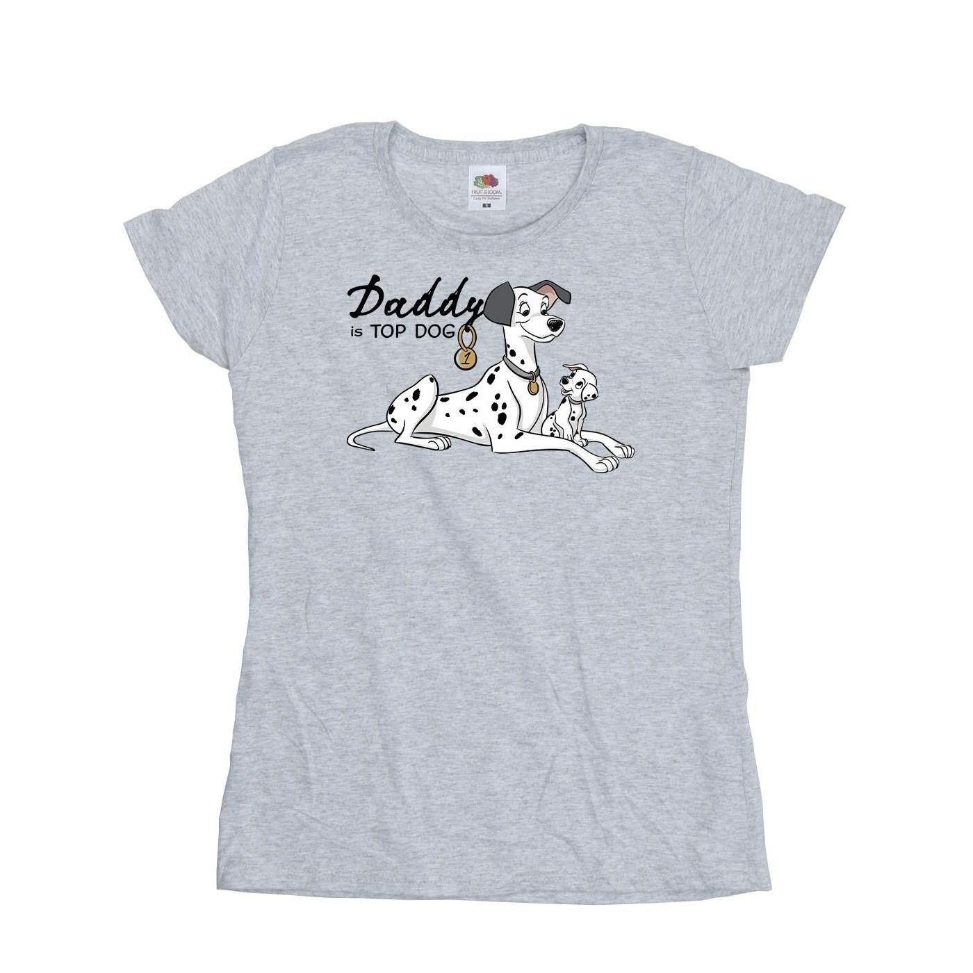 101 Dalmatians Top Dog Tshirt Damen Grau M von Disney
