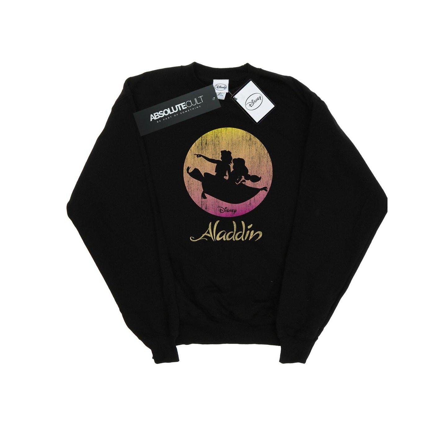 Aladdin Flying Sunset Sweatshirt Herren Schwarz XL von Disney