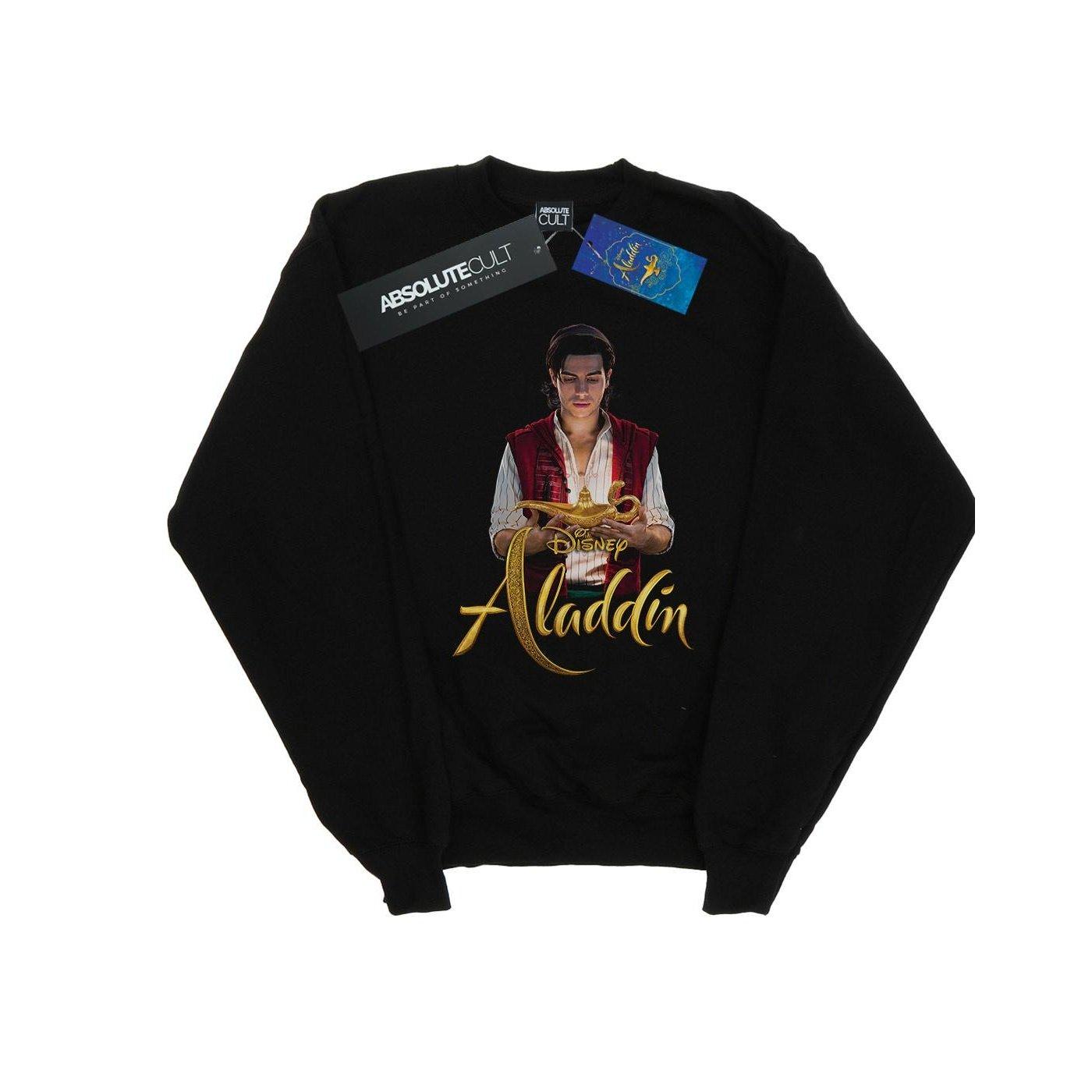 Aladdin Movie Aladdin Photo Sweatshirt Herren Schwarz 4XL von Disney