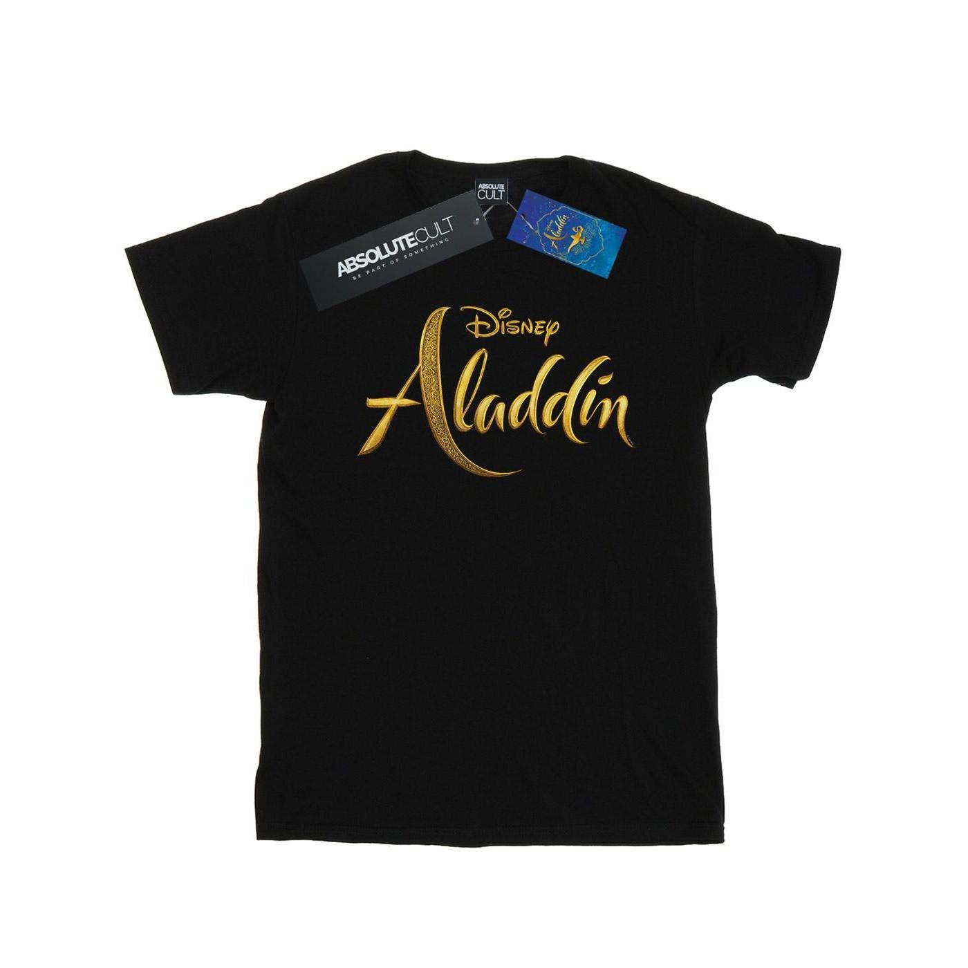 Aladdin Movie Logo Tshirt Damen Schwarz 3XL von Disney