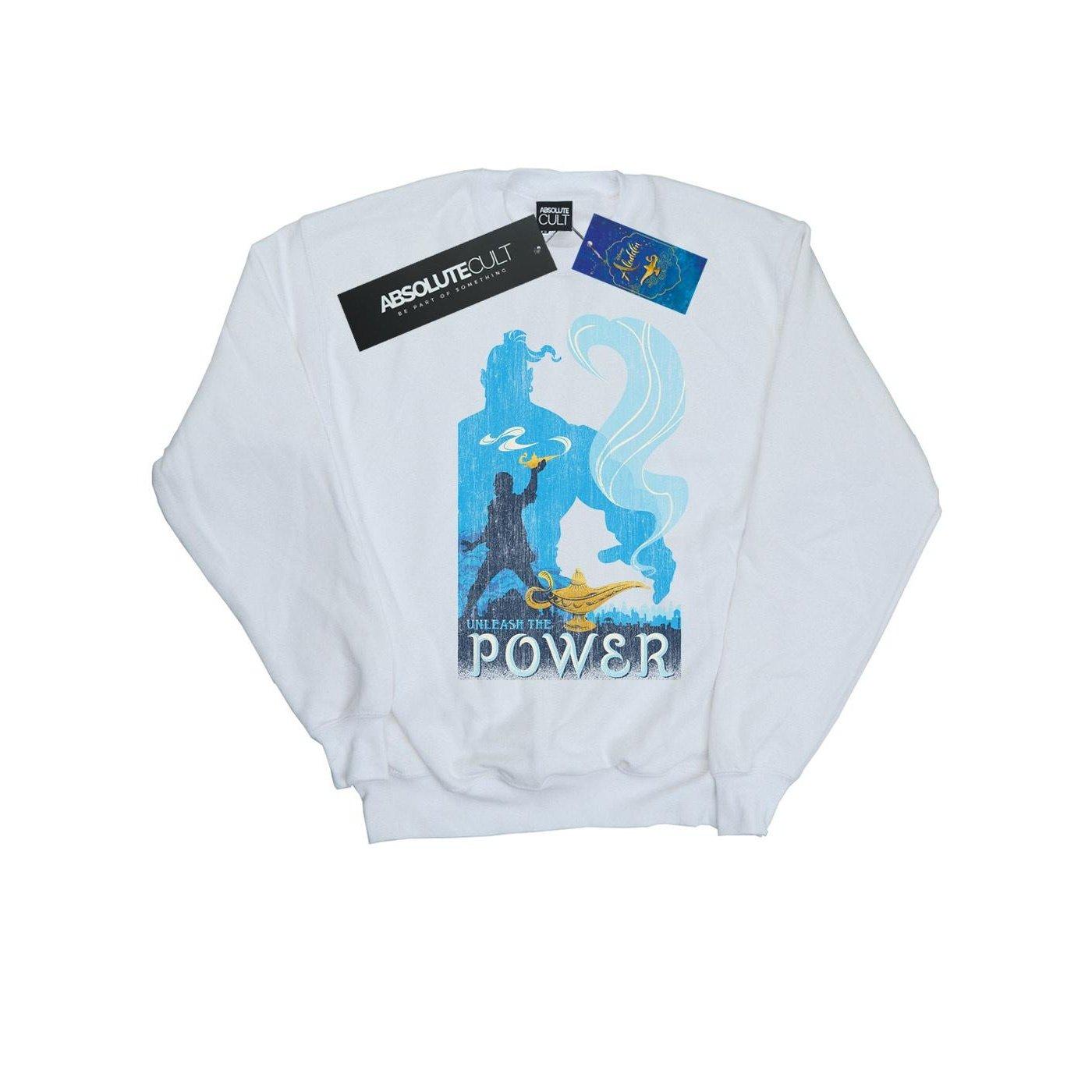 Aladdin Movie Unleash The Power Sweatshirt Herren Weiss S von Disney